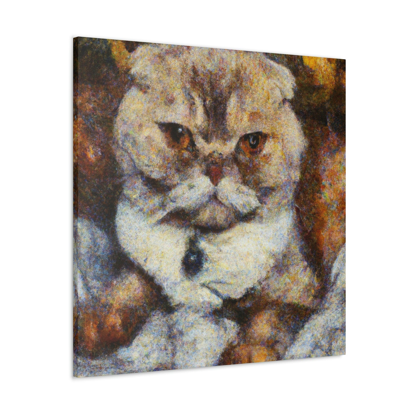 Scottish Fold Reflection - Canvas