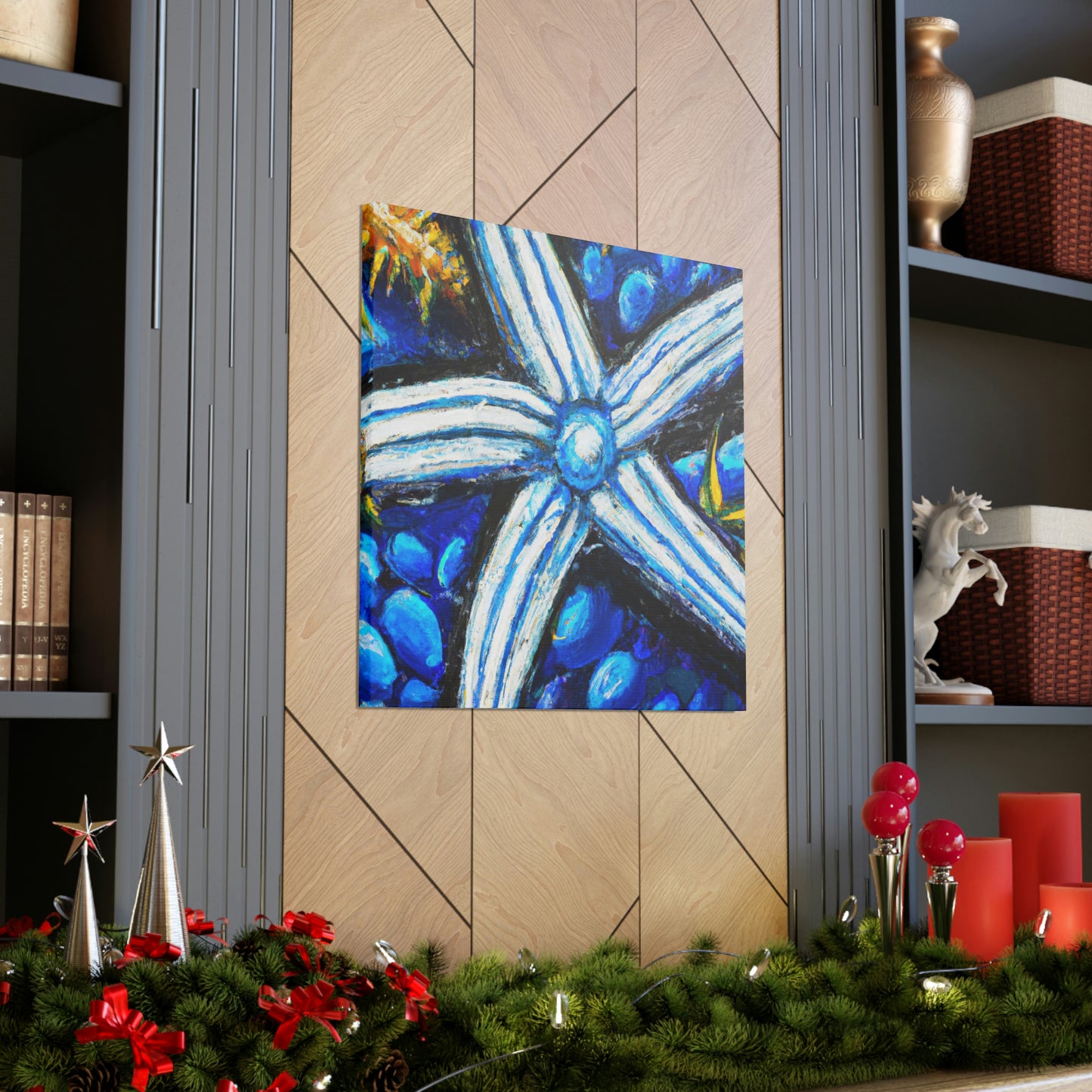 "Starfish in Moonlight Glow" - Canvas