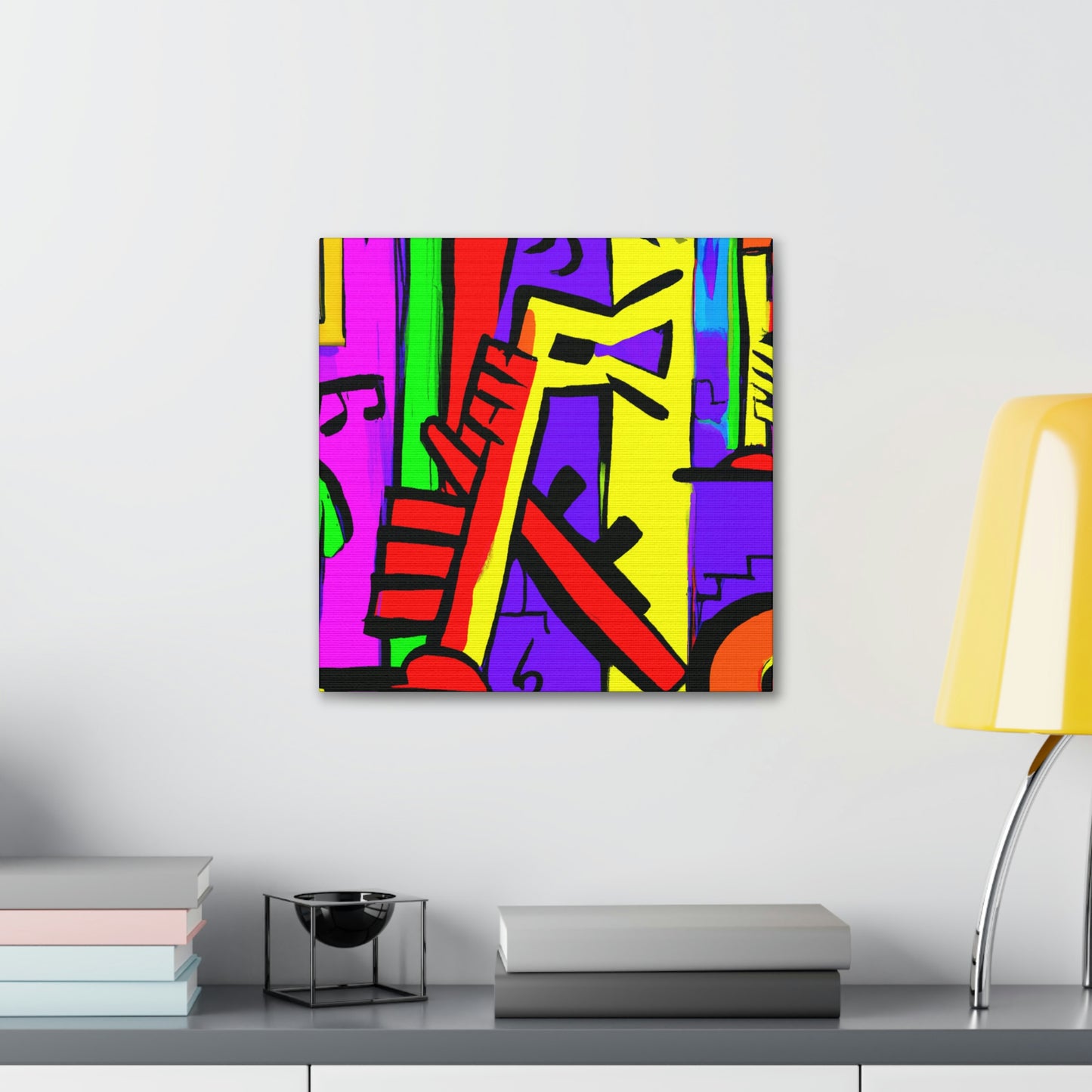 "Flute in Fauvist Hues" - Canvas