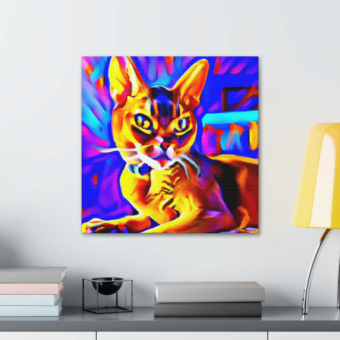 Abyssinian Pop Splendor - Canvas