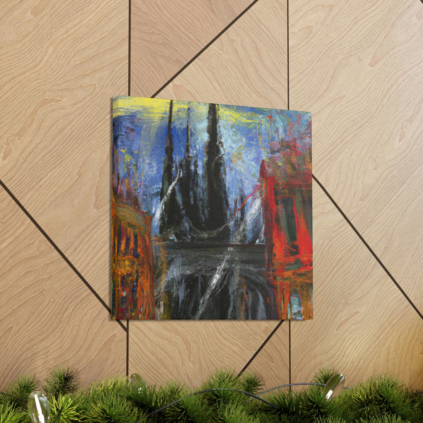 "Gothic Mystery Expressionism" - Canvas