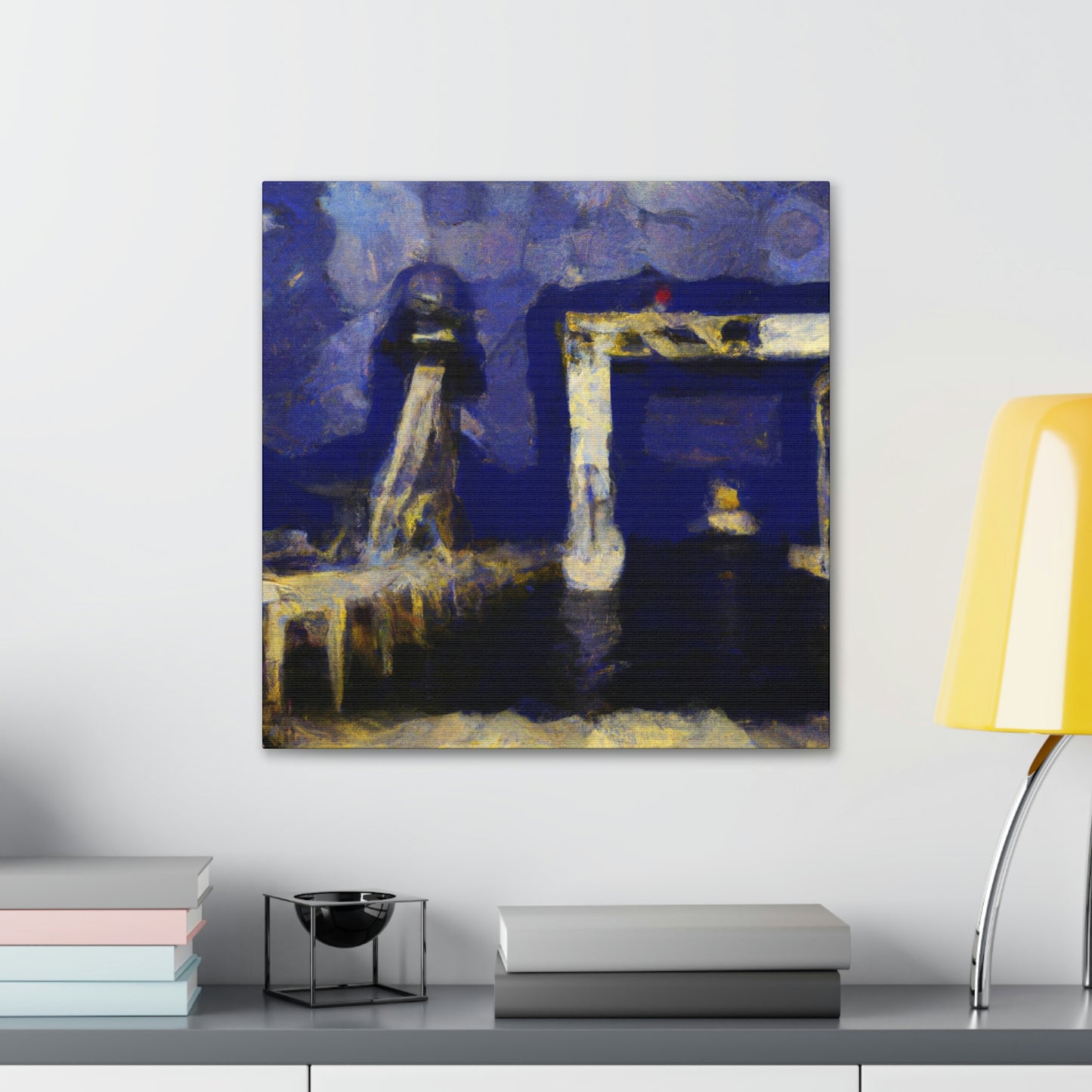 Pier in Expressionism - Canvas