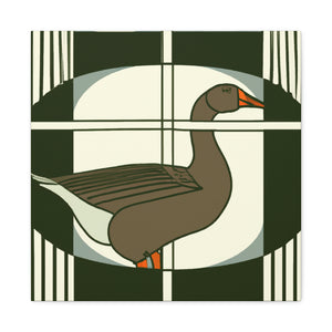 Goose in Deco Style - Canvas