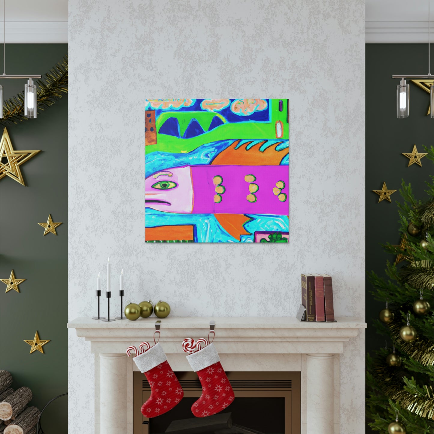 Salmon in Splendor - Canvas