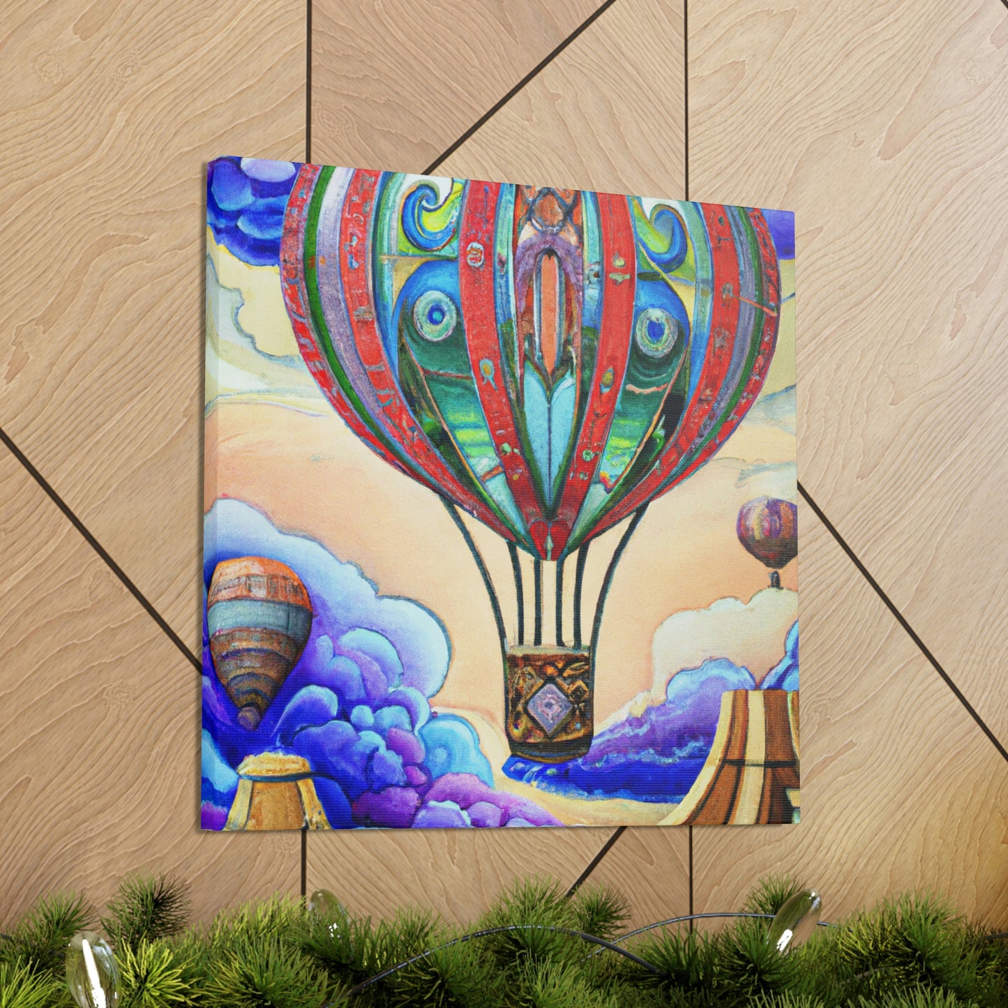 "Aerial Escapade Ballooning" - Canvas