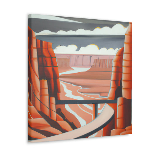 "Canyon of Art Deco" - Canvas