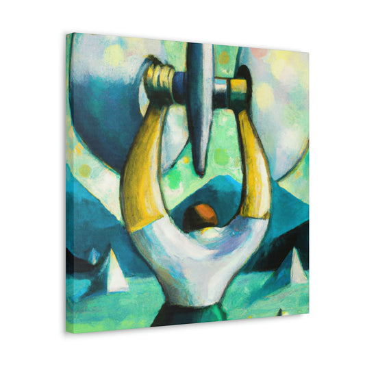 "Lifting with Strength" - Canvas