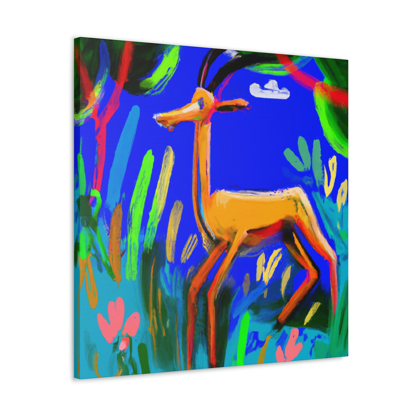 Gazelle in Expressionism - Canvas