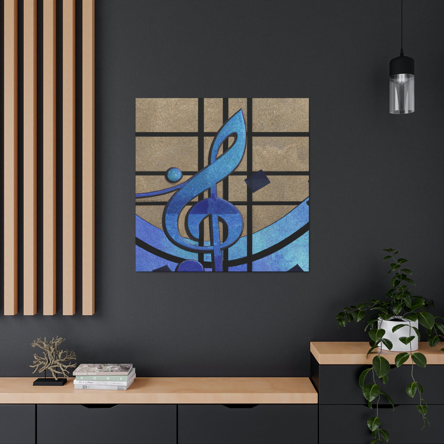 "Symphony of Melody Notes" - Canvas