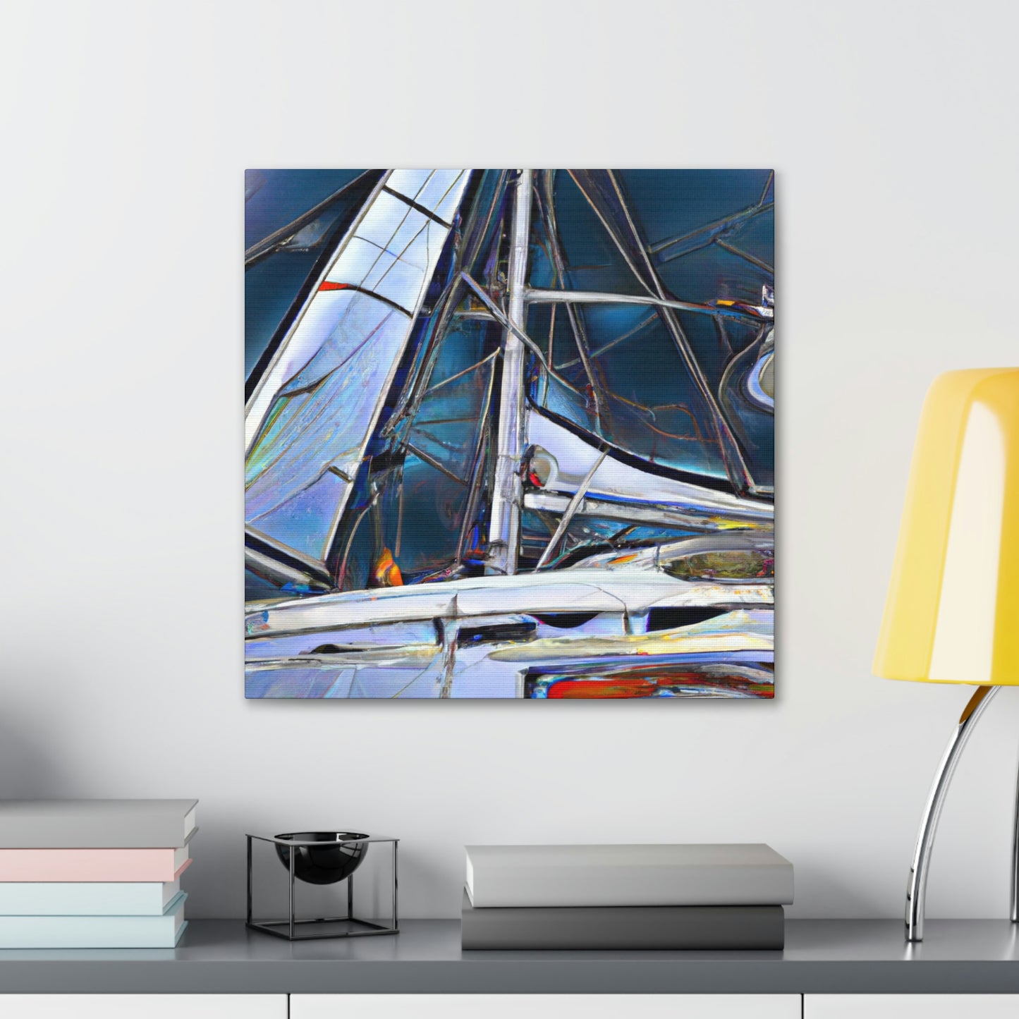 "Yacht on the Horizon" - Canvas