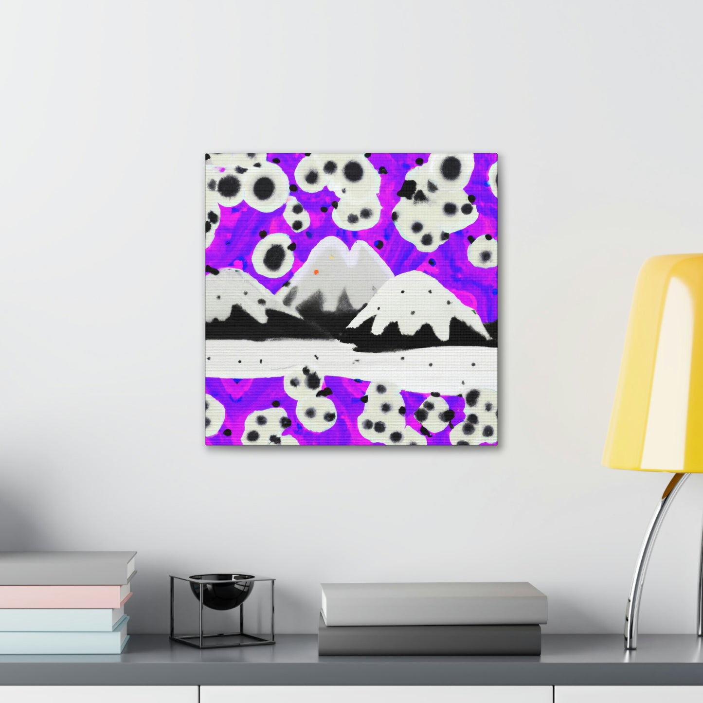 Snowy Mountain Majesty - Canvas