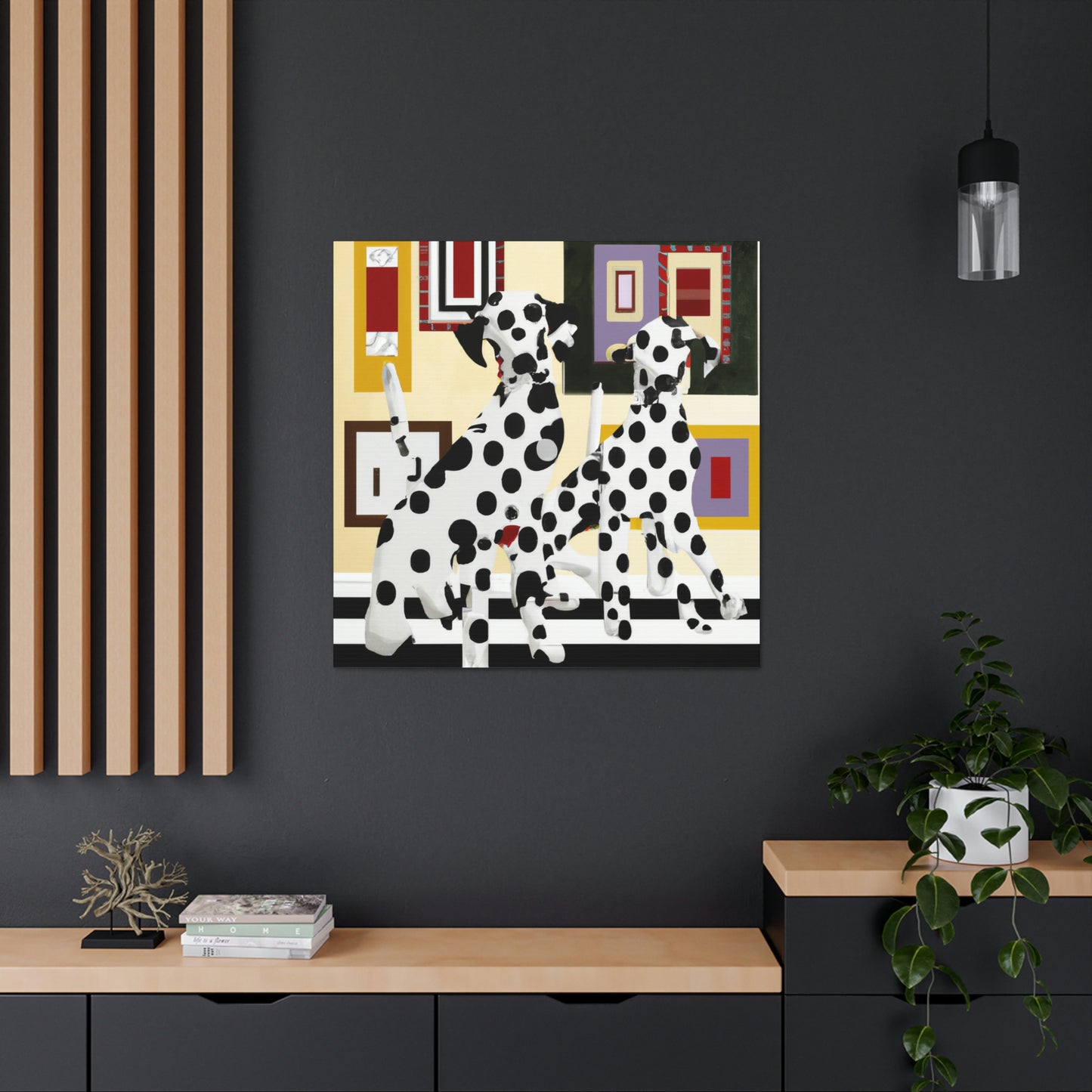 Dalmatian Slumbering Peace - Canvas