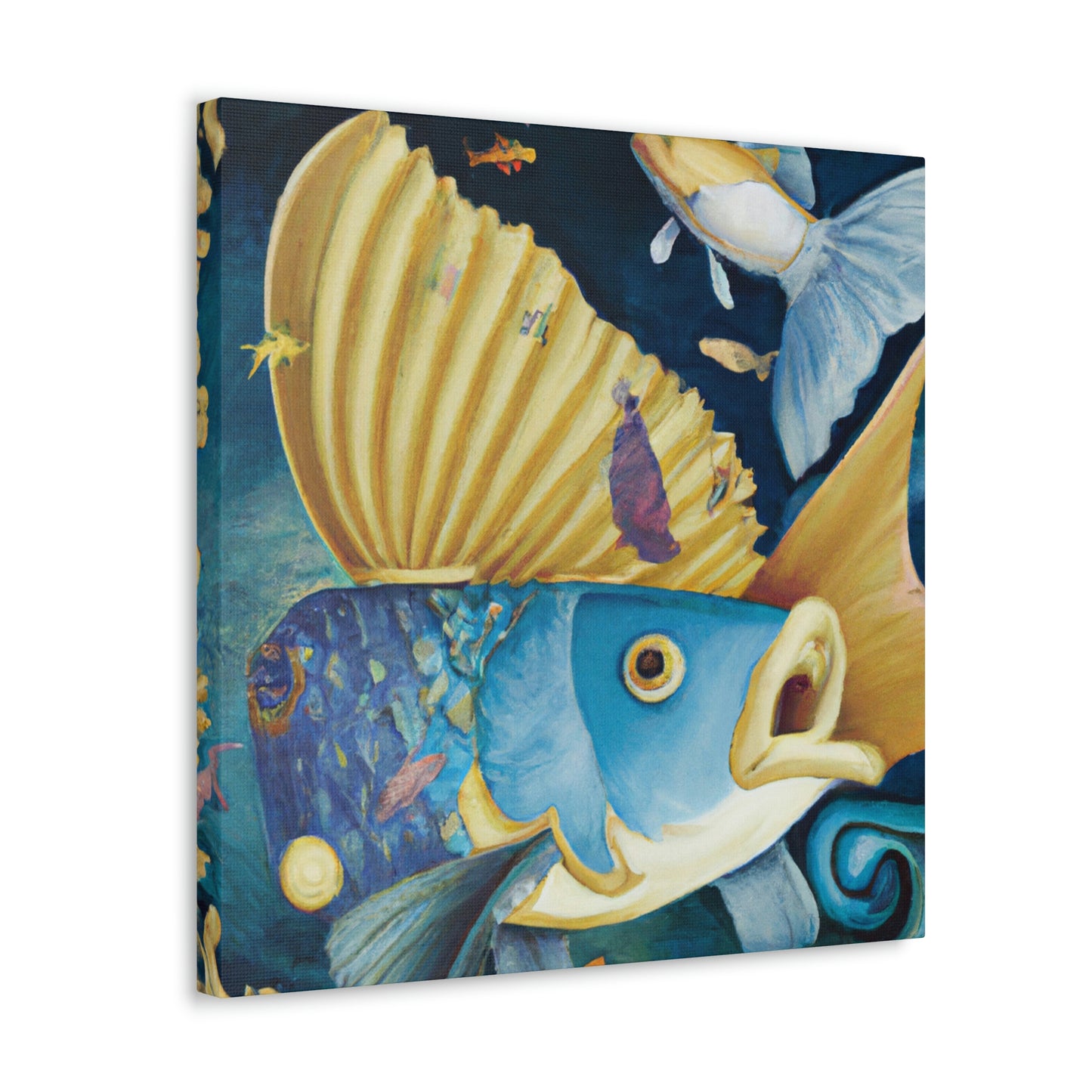 Fishes in the Stream - Canvas