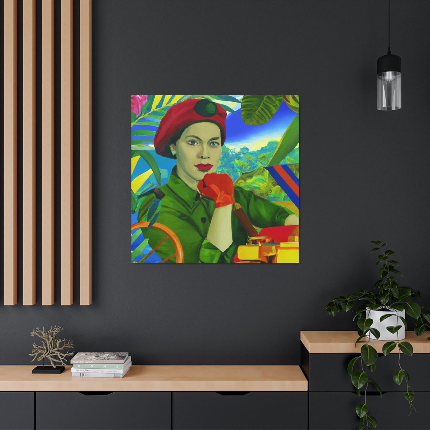 "Rosie the Riveter Reframed" - Canvas