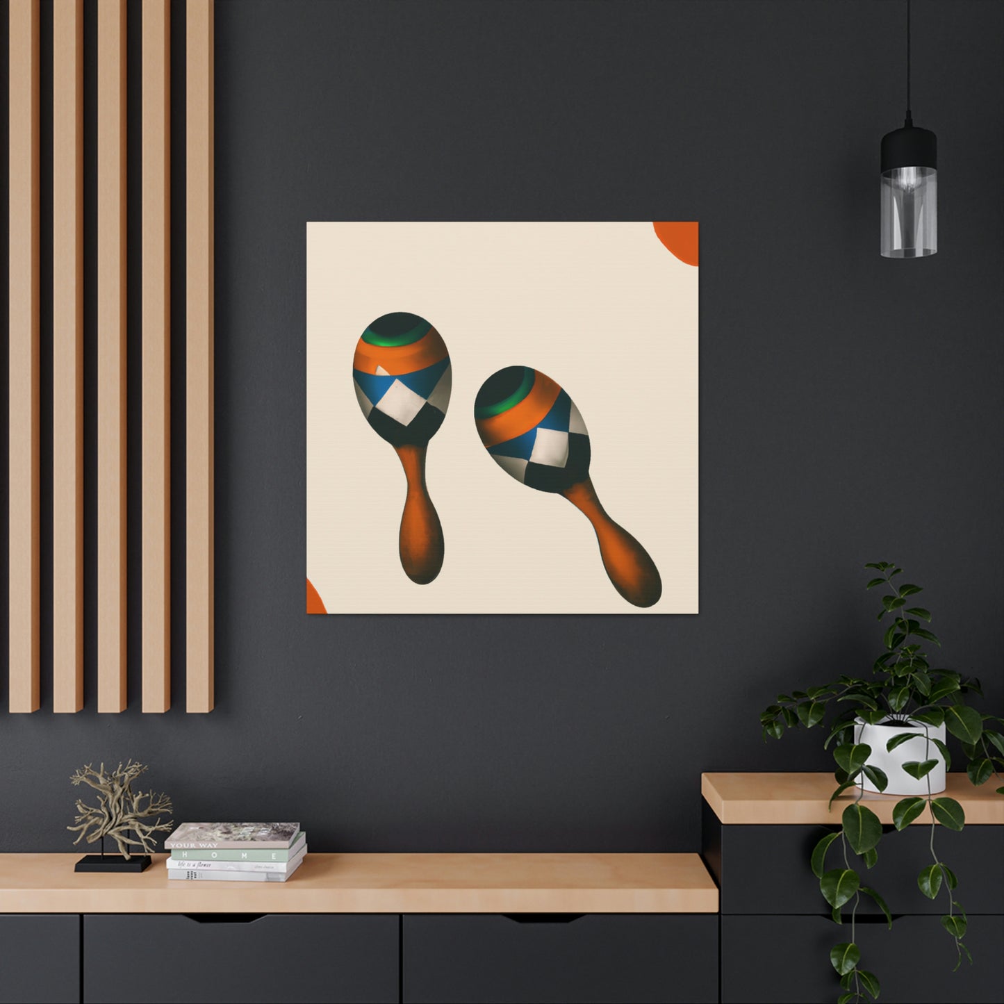 Maracas: A Minimalist Study - Canvas