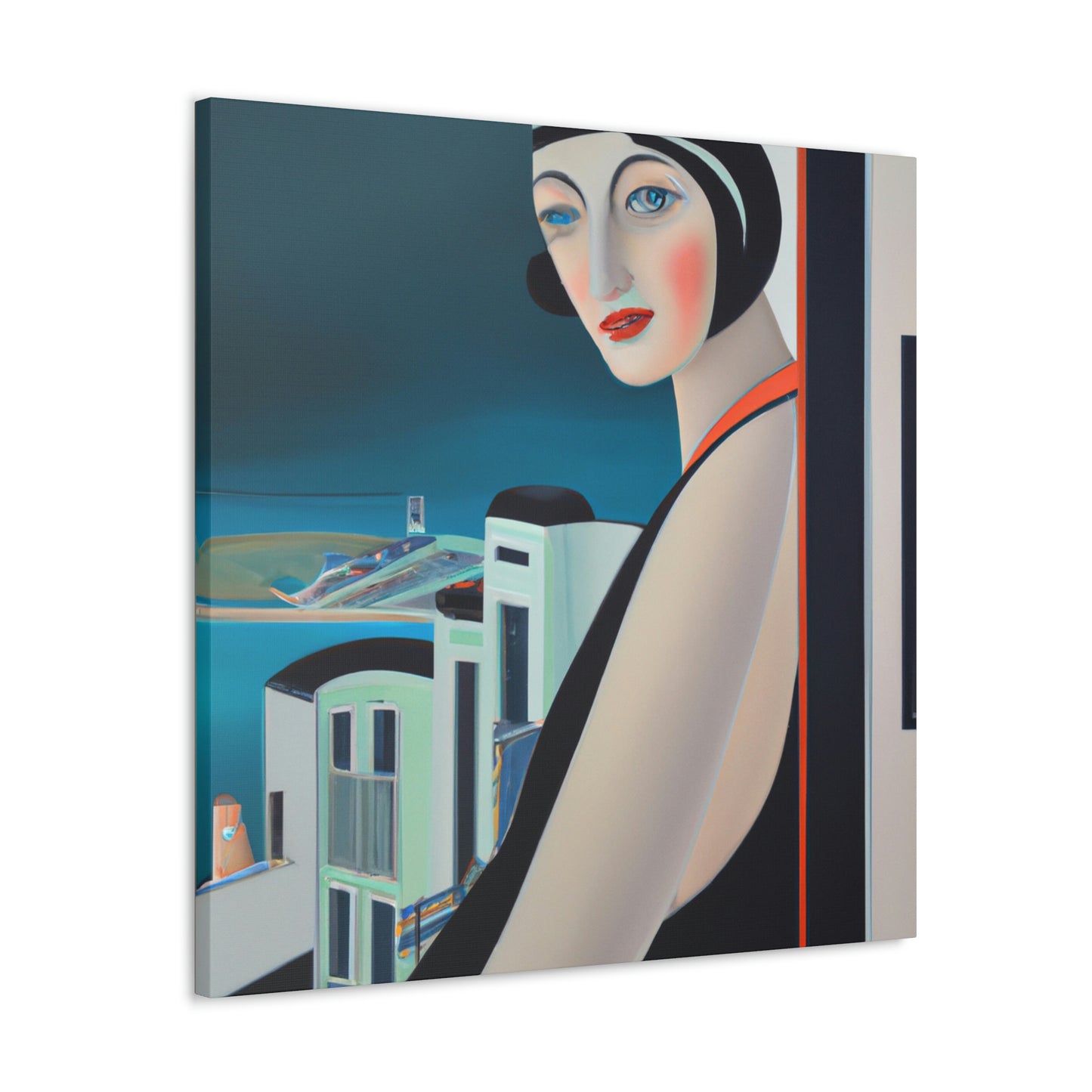 Majestic Art Deco Sun - Canvas