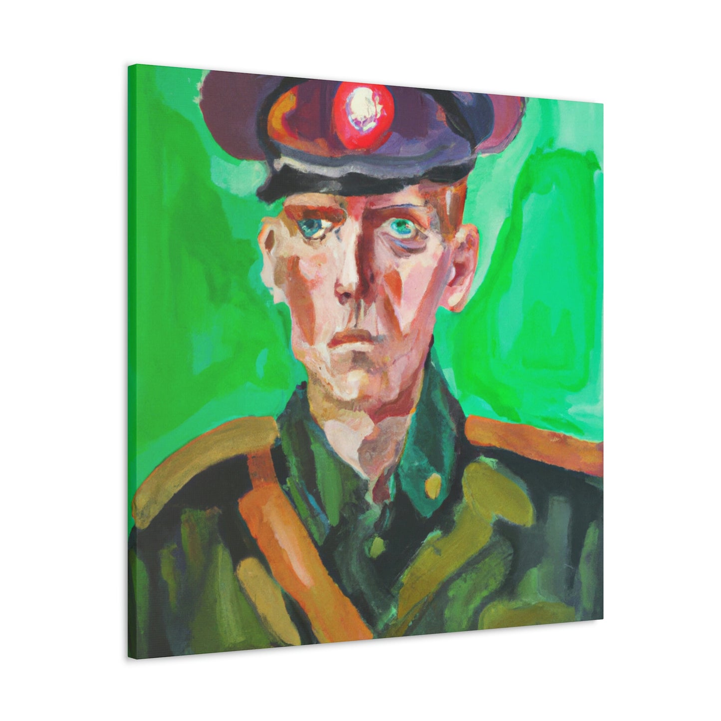 "Supply Sergeant Fauvism" - Canvas