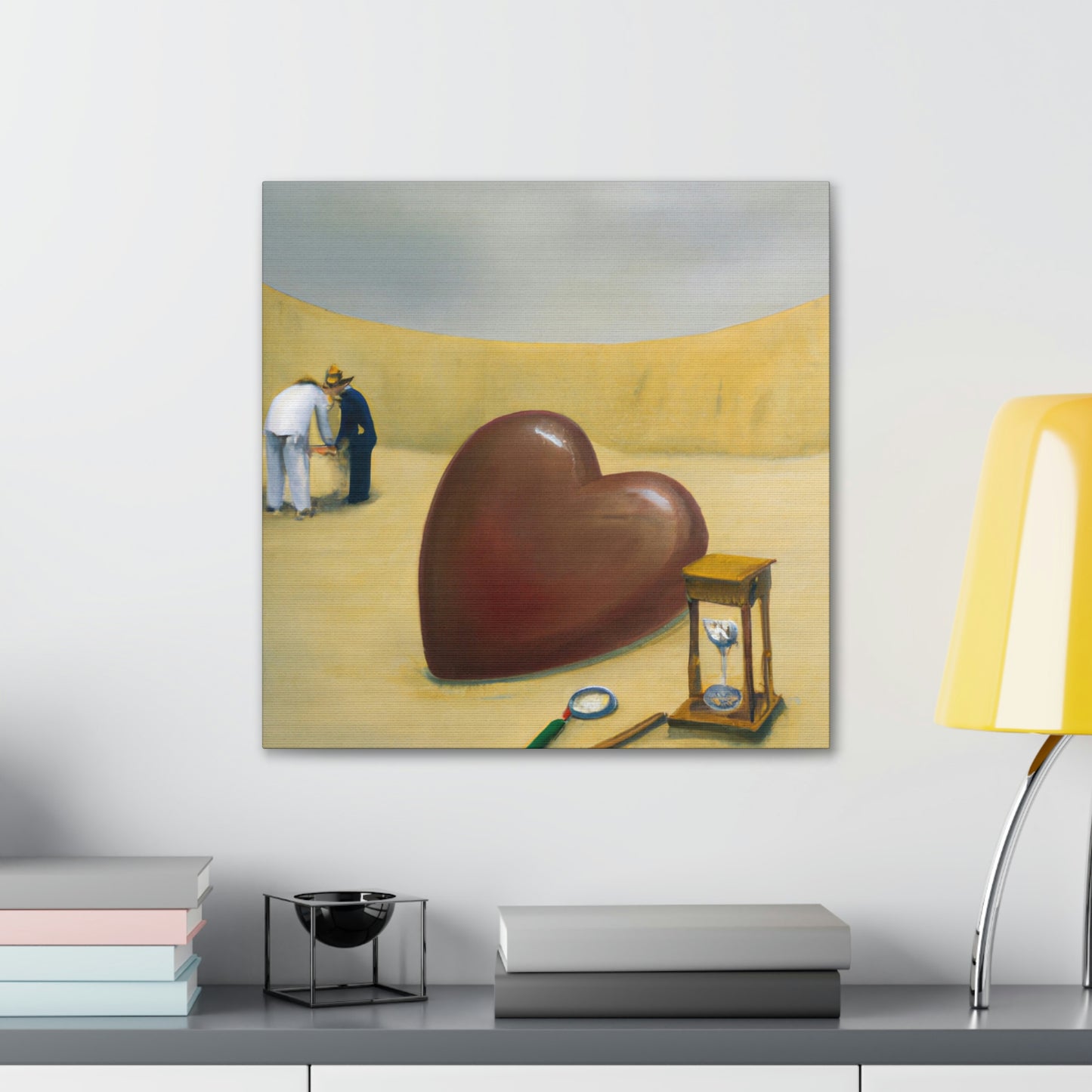 "Heart in the Sandscape" - Canvas