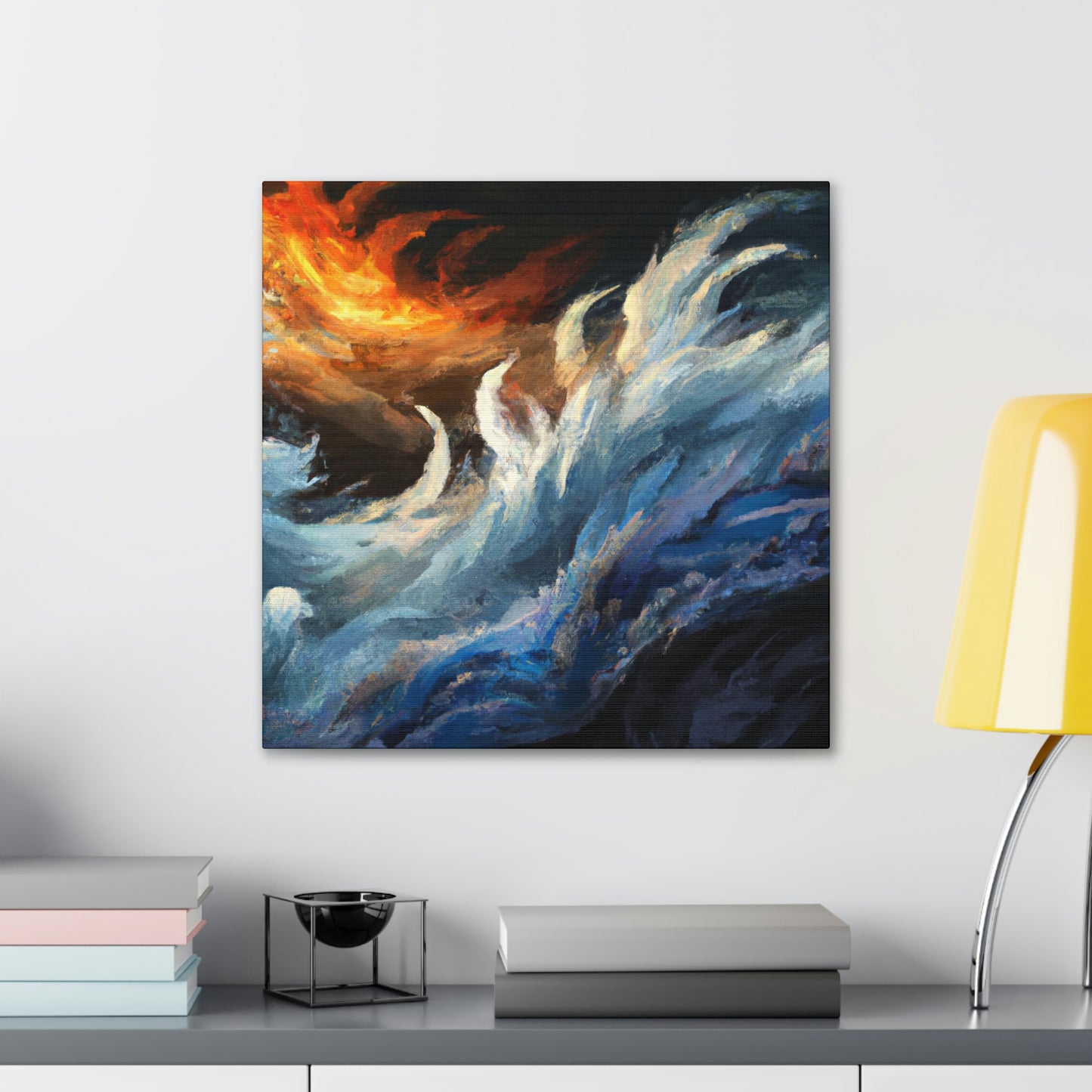 Oceans of Brilliant Hues - Canvas