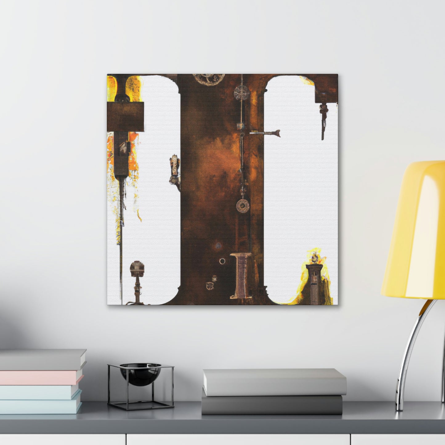 "Steampunk Time Technicians" - Canvas