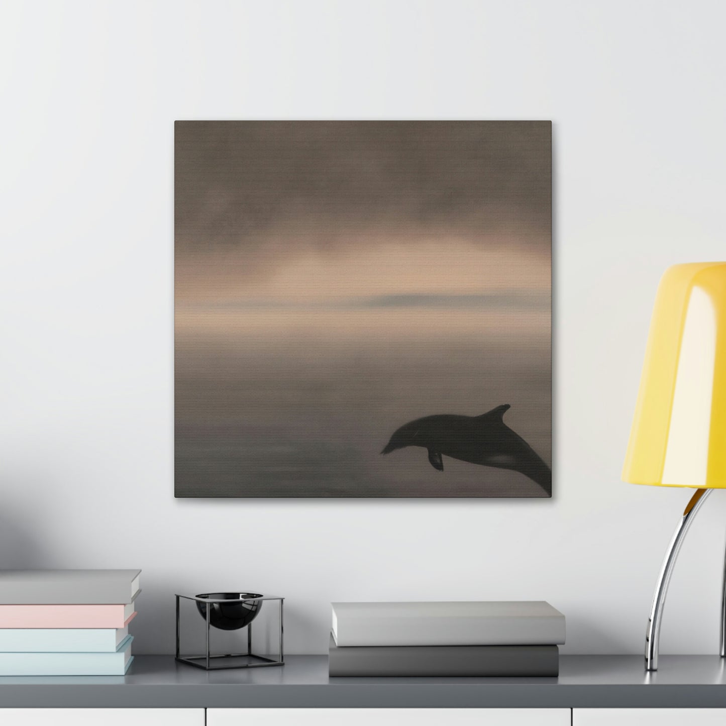 Dolphins in Neoclassicism - Canvas