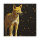 Dingo in Pointillism - Canvas