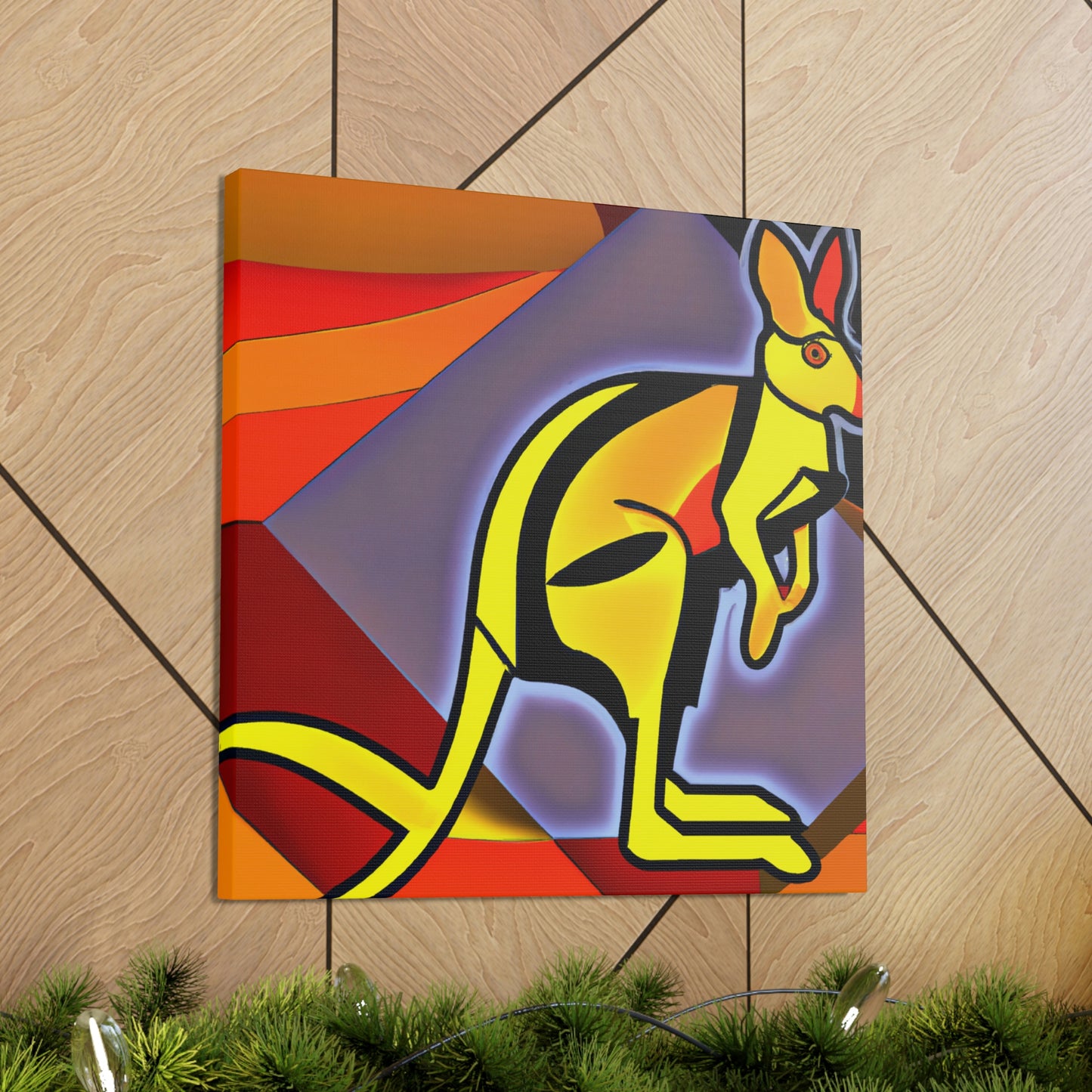 "Wallaby's Roaring Dance" - Canvas