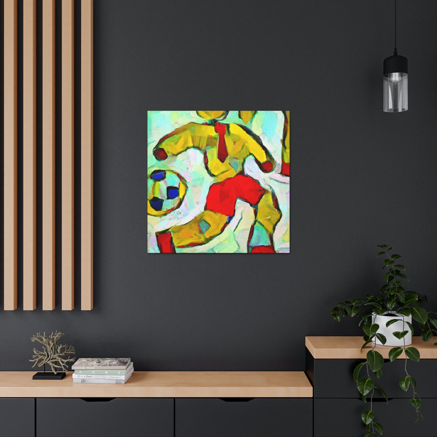 Soccer in Motion Vibe - Canvas