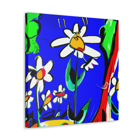 "Daisy in Expressionism" - Canvas