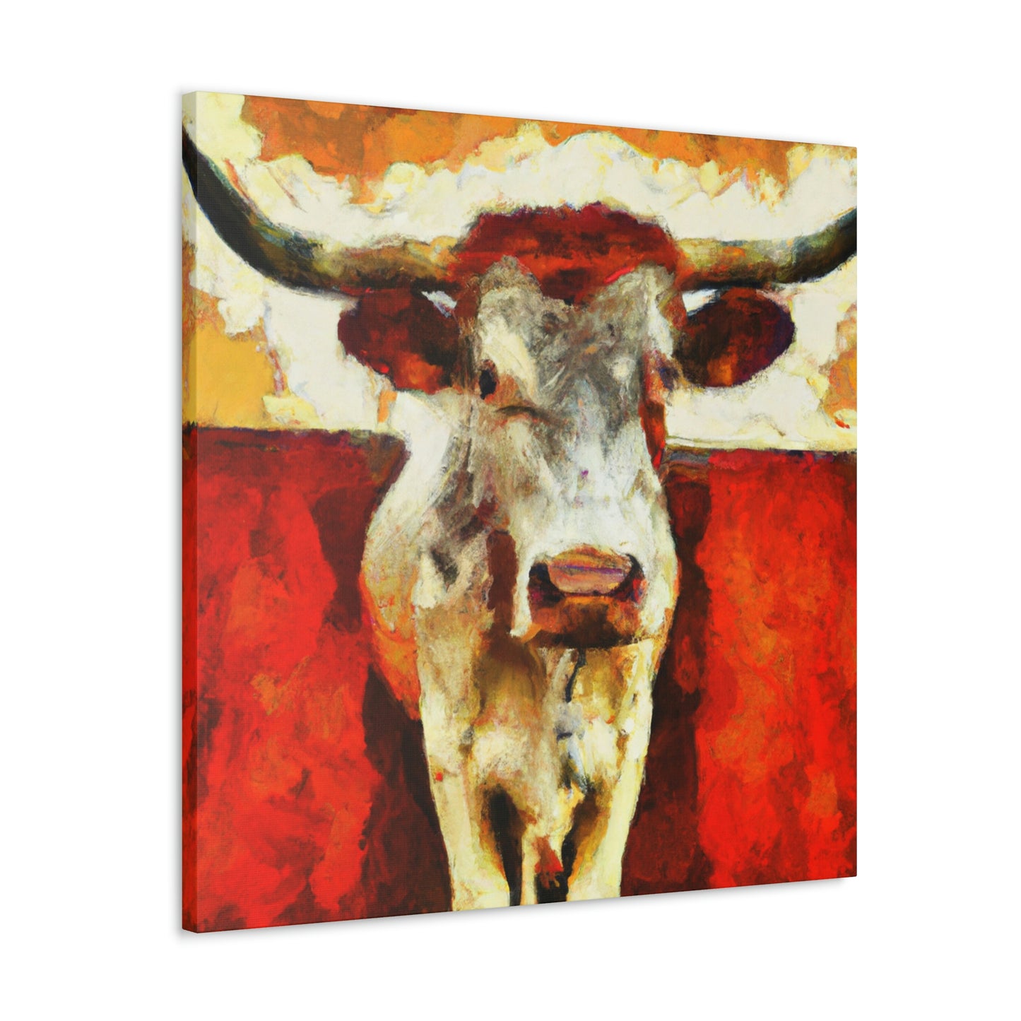 "Texas Longhorn Majesty" - Canvas