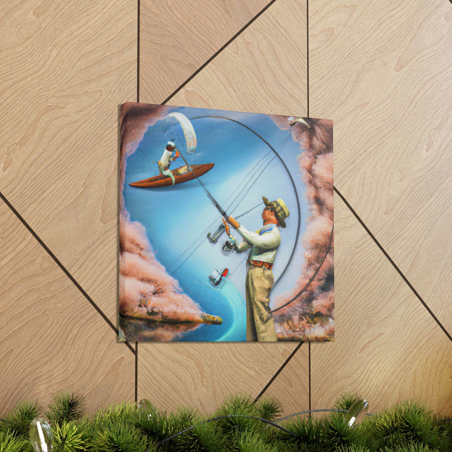 "Fly Fishing Fantasy Dream" - Canvas