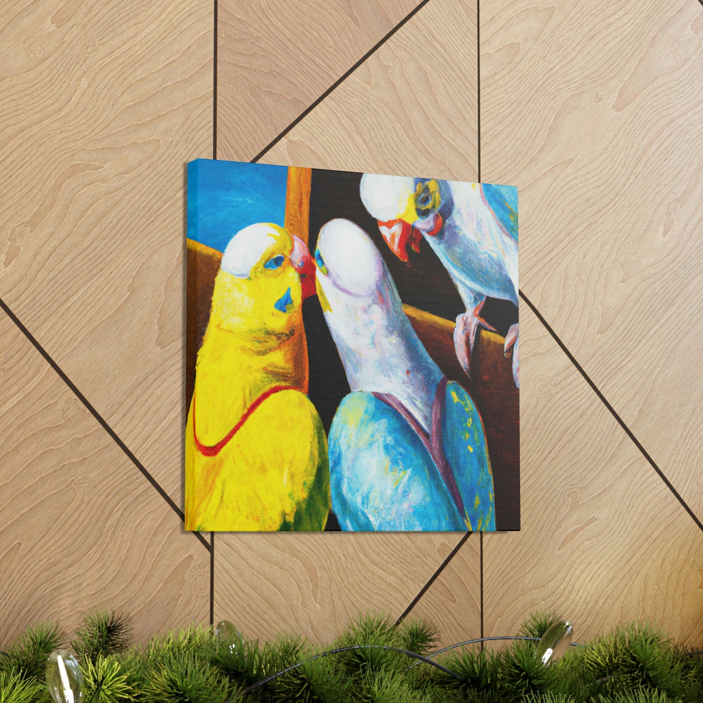 Parakeet Dreamscape - Canvas