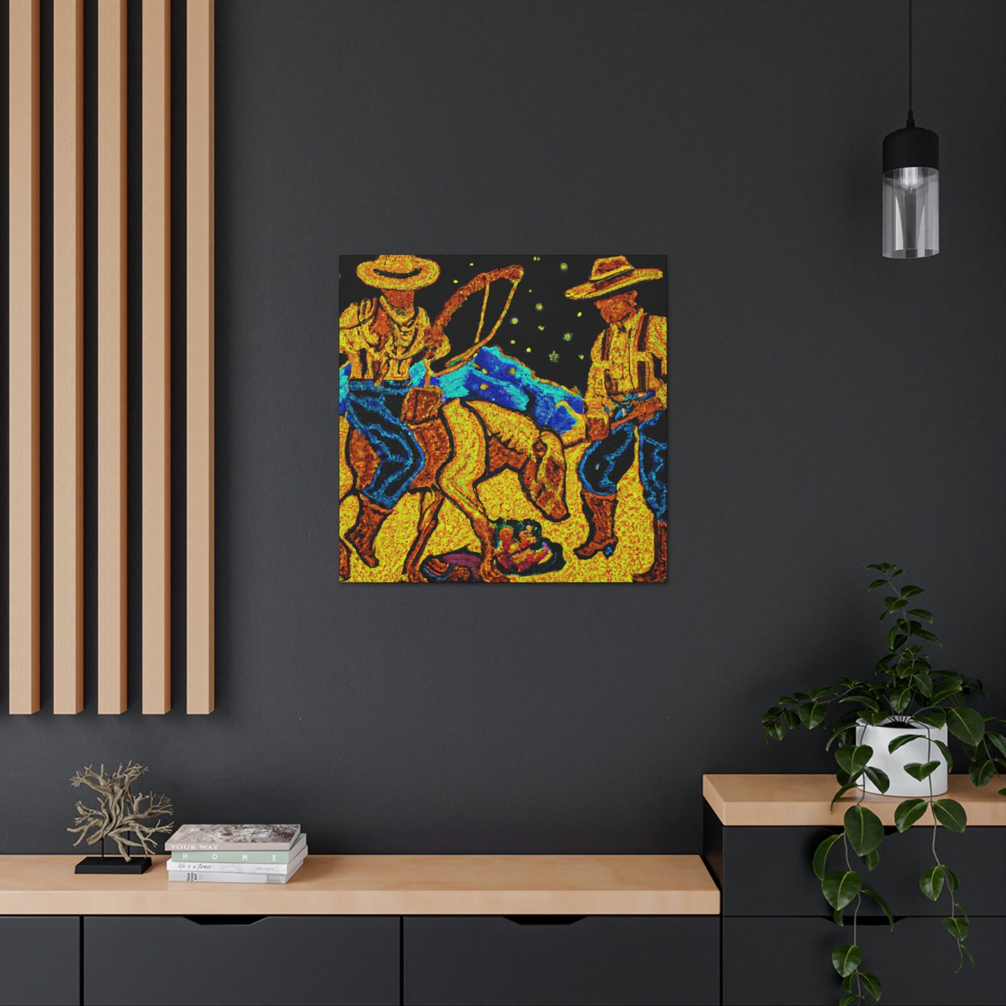 Golden Ore Abundance - Canvas