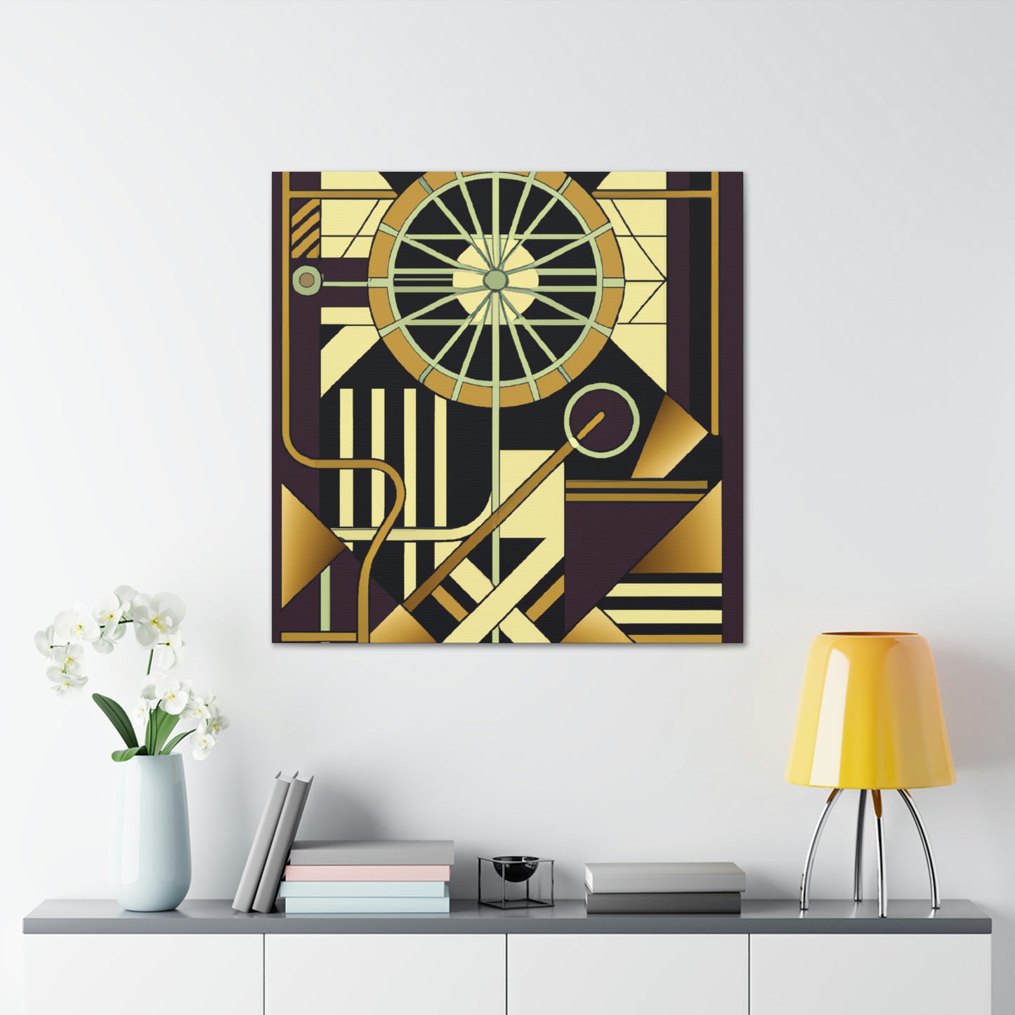 "Golden Jazz Symphony" - Canvas