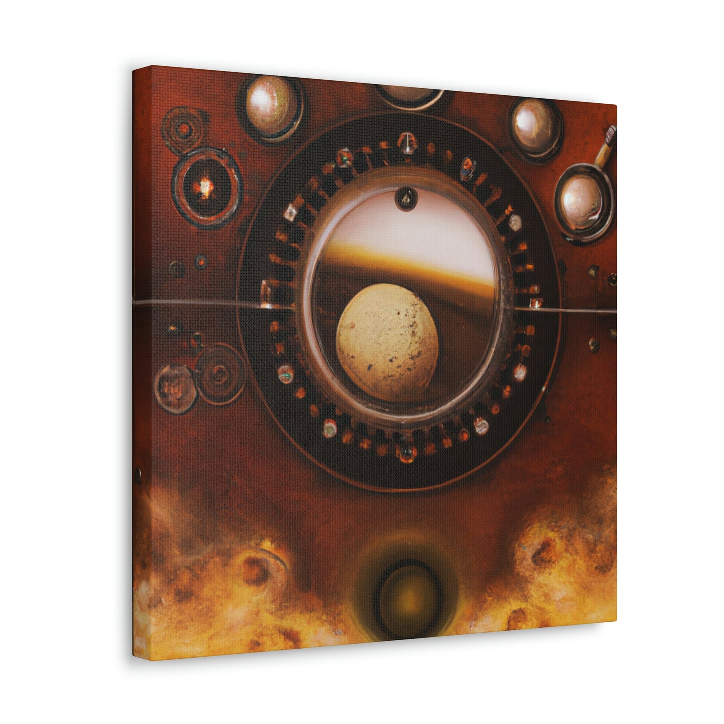 Mars of Clockwork Clock - Canvas