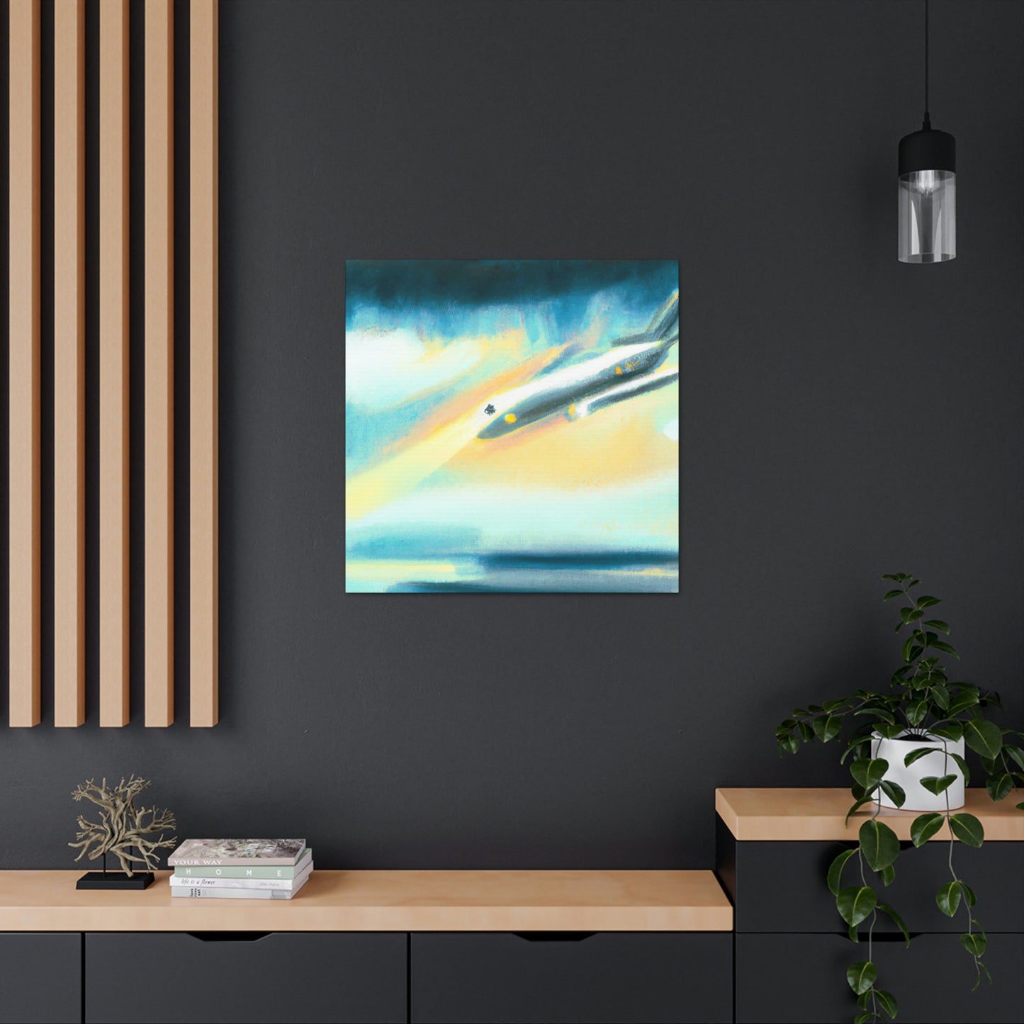 "Flight in Simplicity" - Canvas