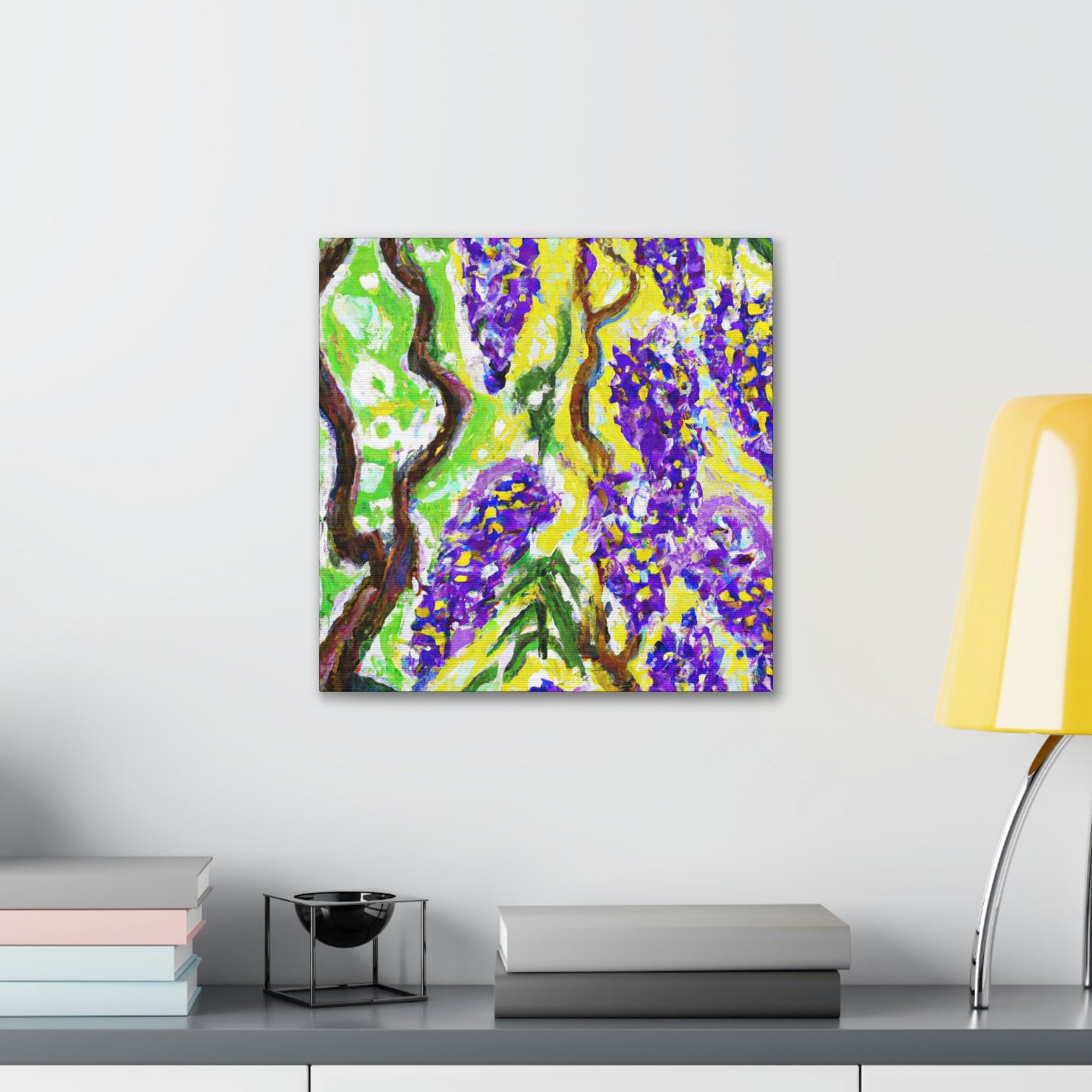 "Wisteria Eden Bloomed" - Canvas