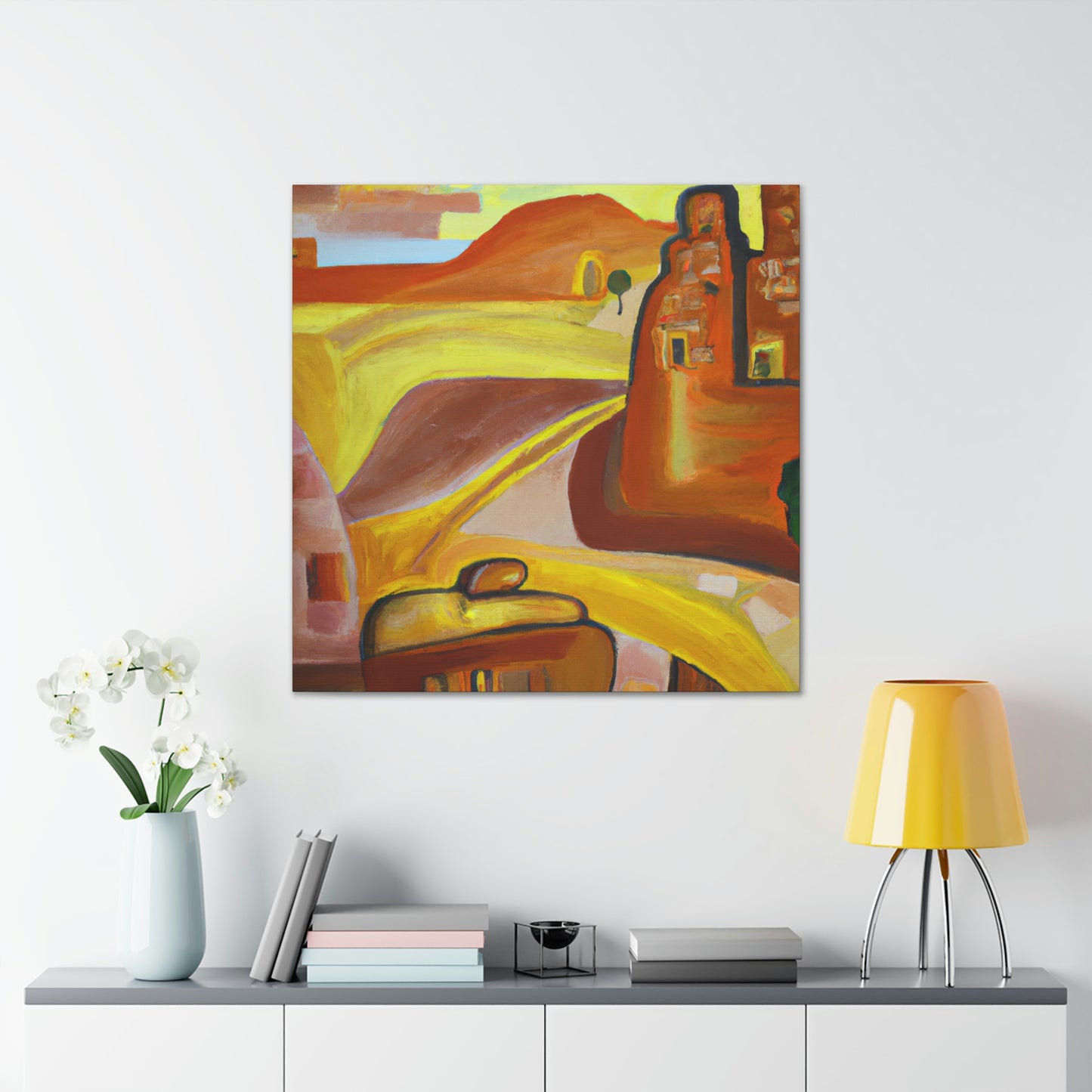 Desert in Expressionism - Canvas