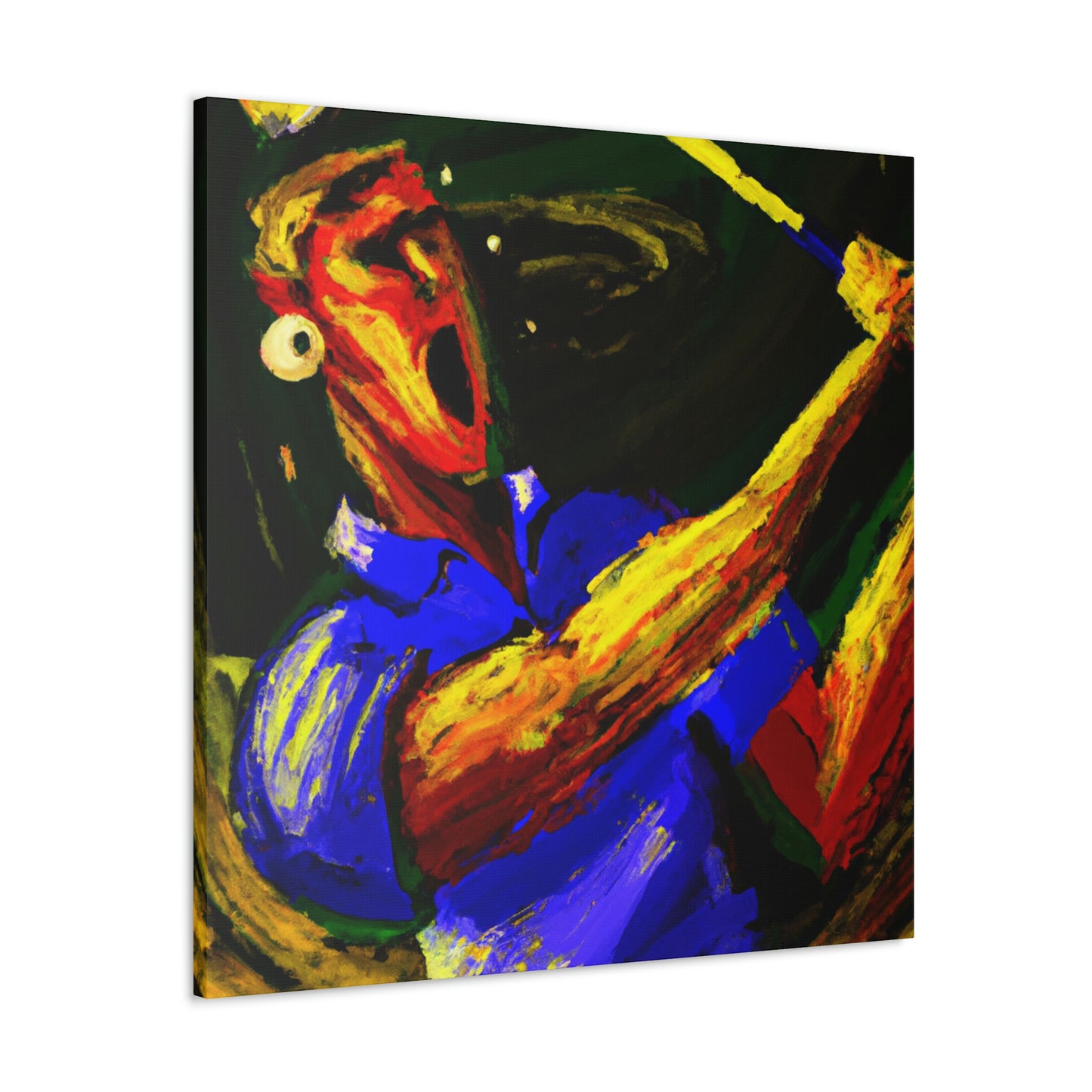 Golfers in Expressionism - Canvas