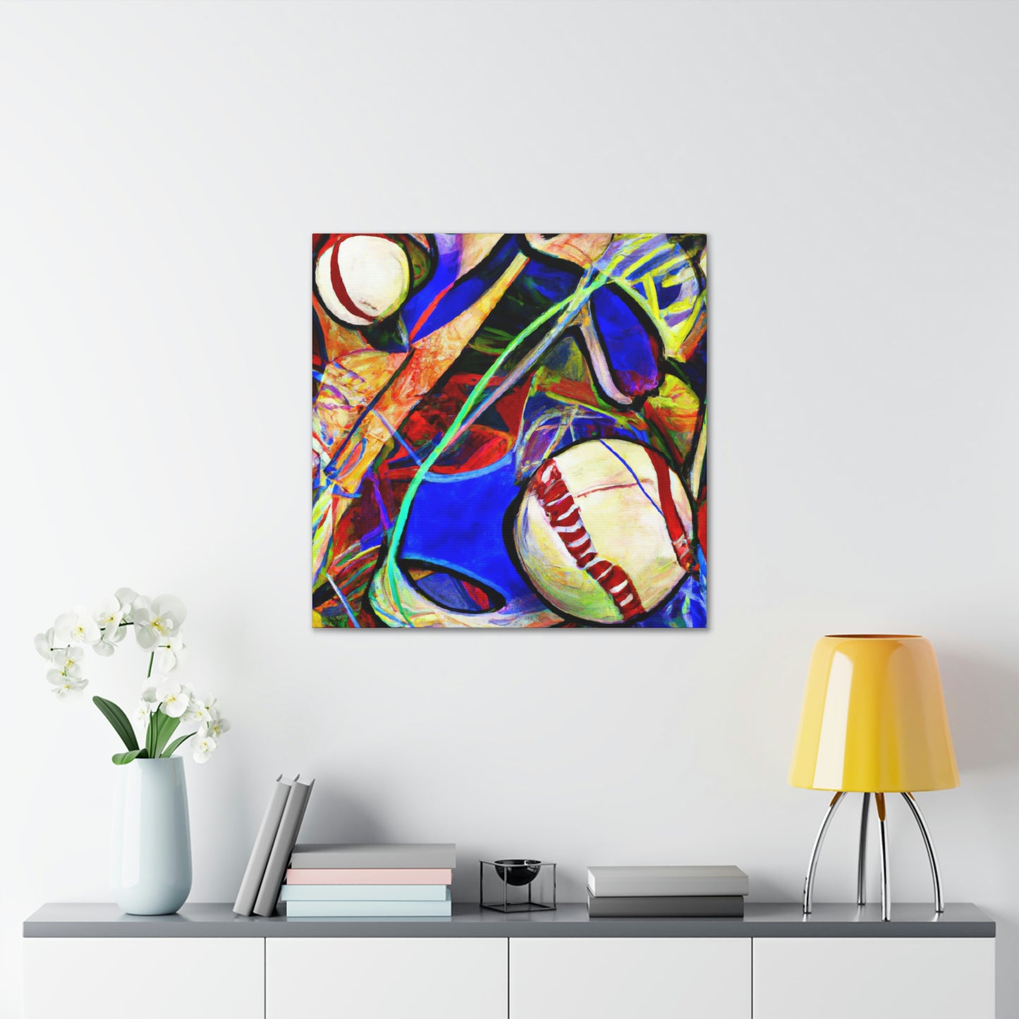 "Baseball: Expressionist Vision" - Canvas