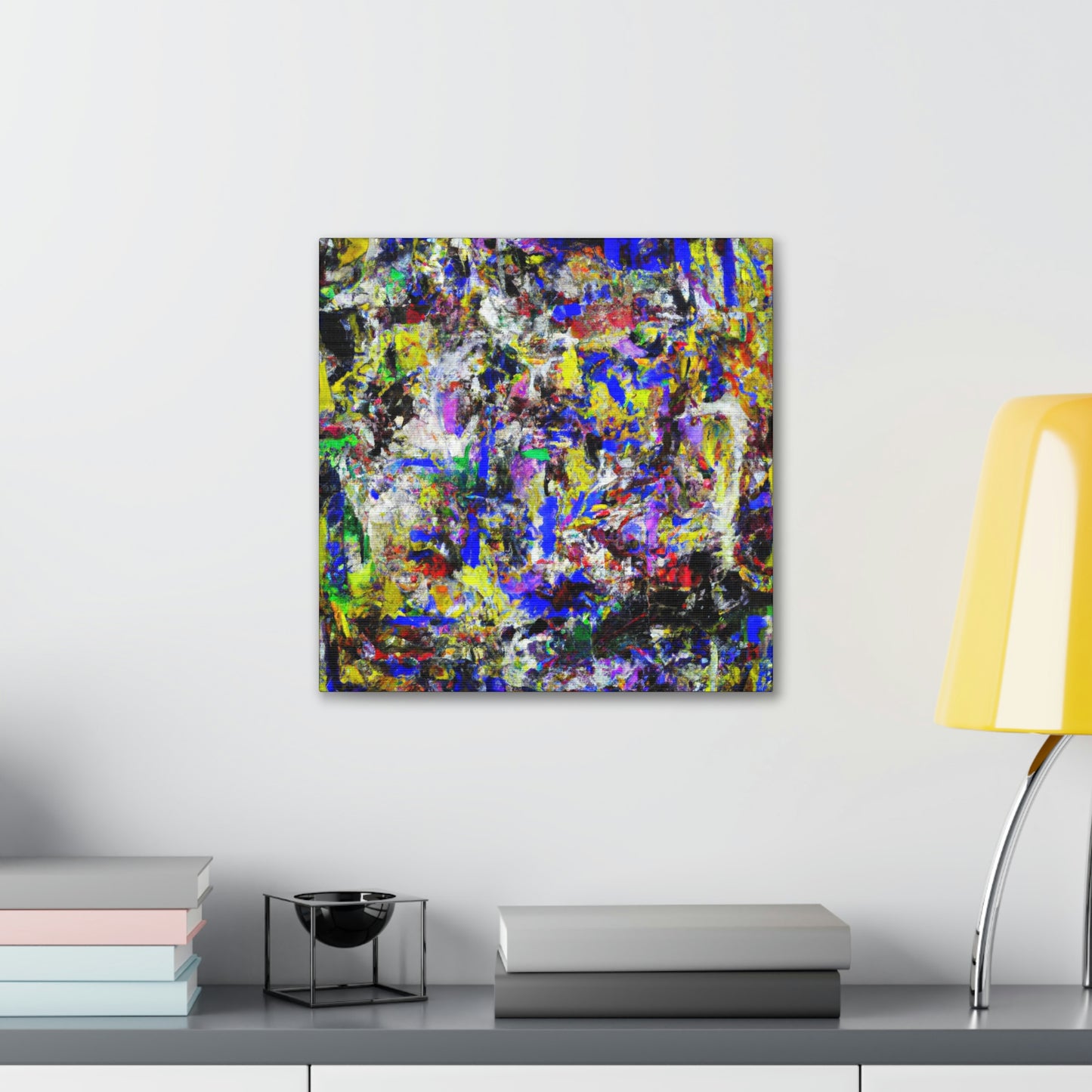 "Turbulent Cobalt Sky" - Canvas