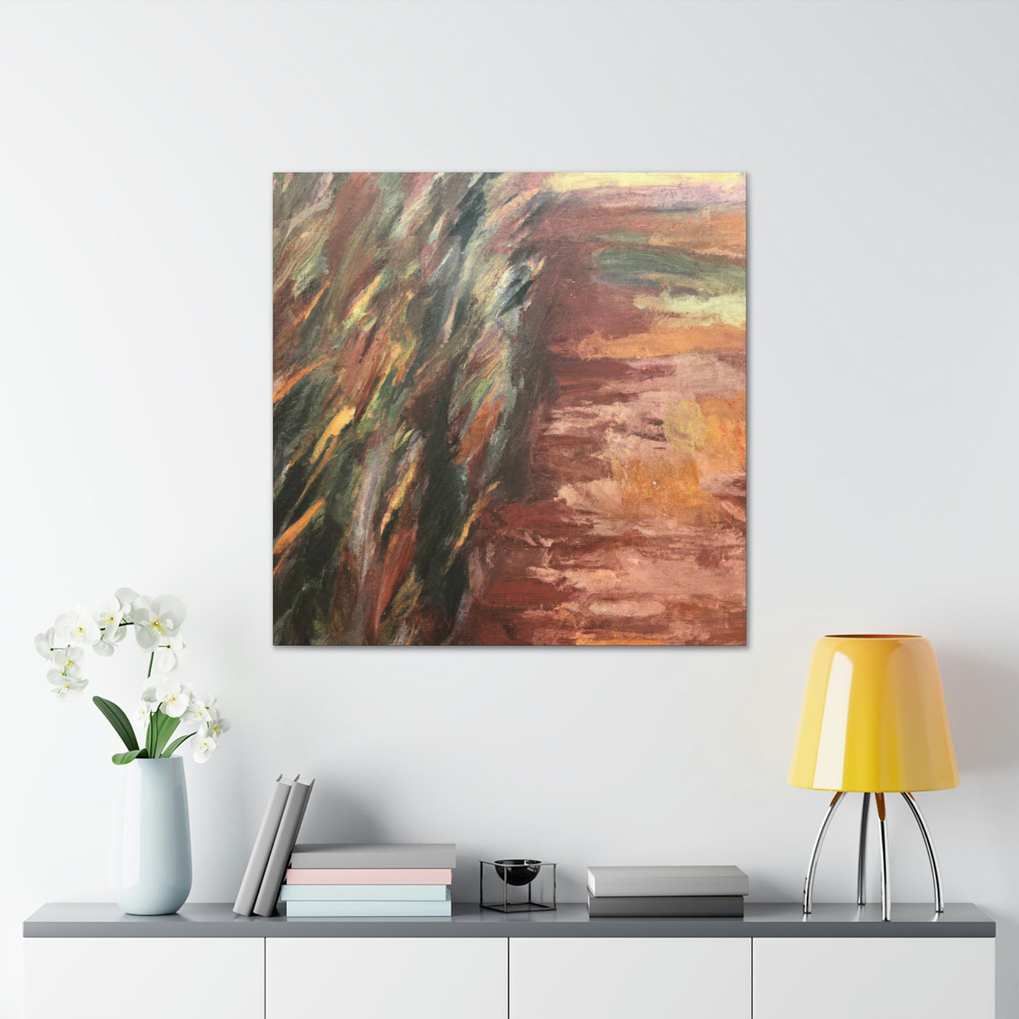 "Hayfield in Harvest Time" - Canvas