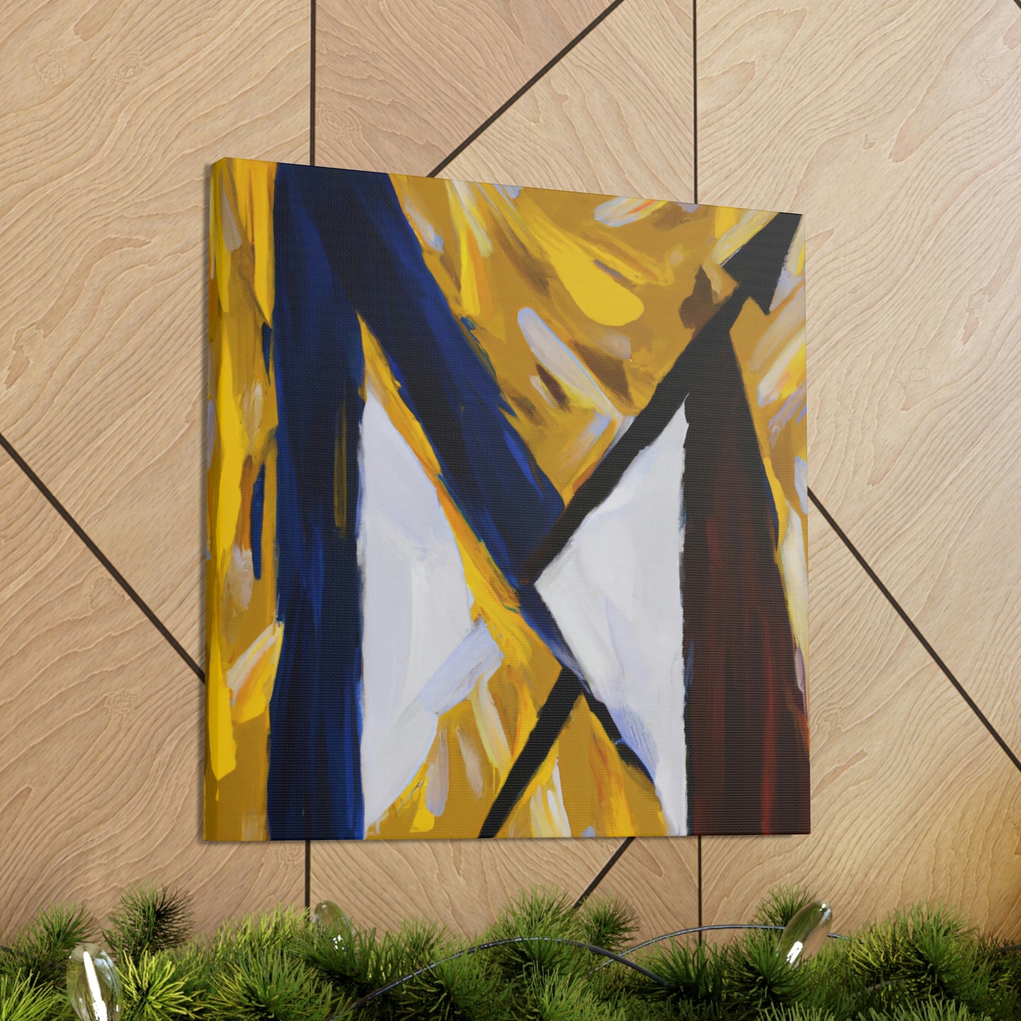 "Abstract Expression of M." - Canvas