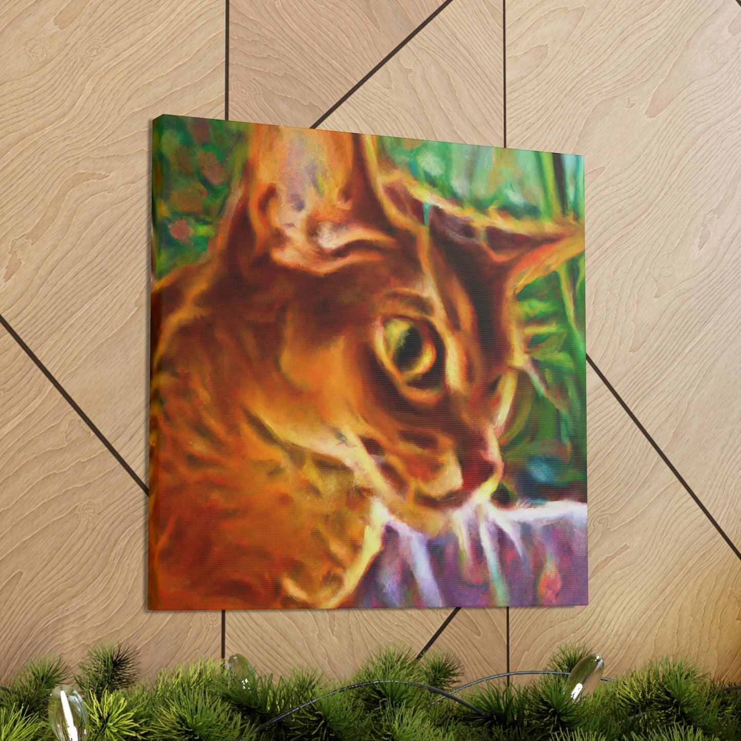 "Abyssinian Colorful Dreams" - Canvas