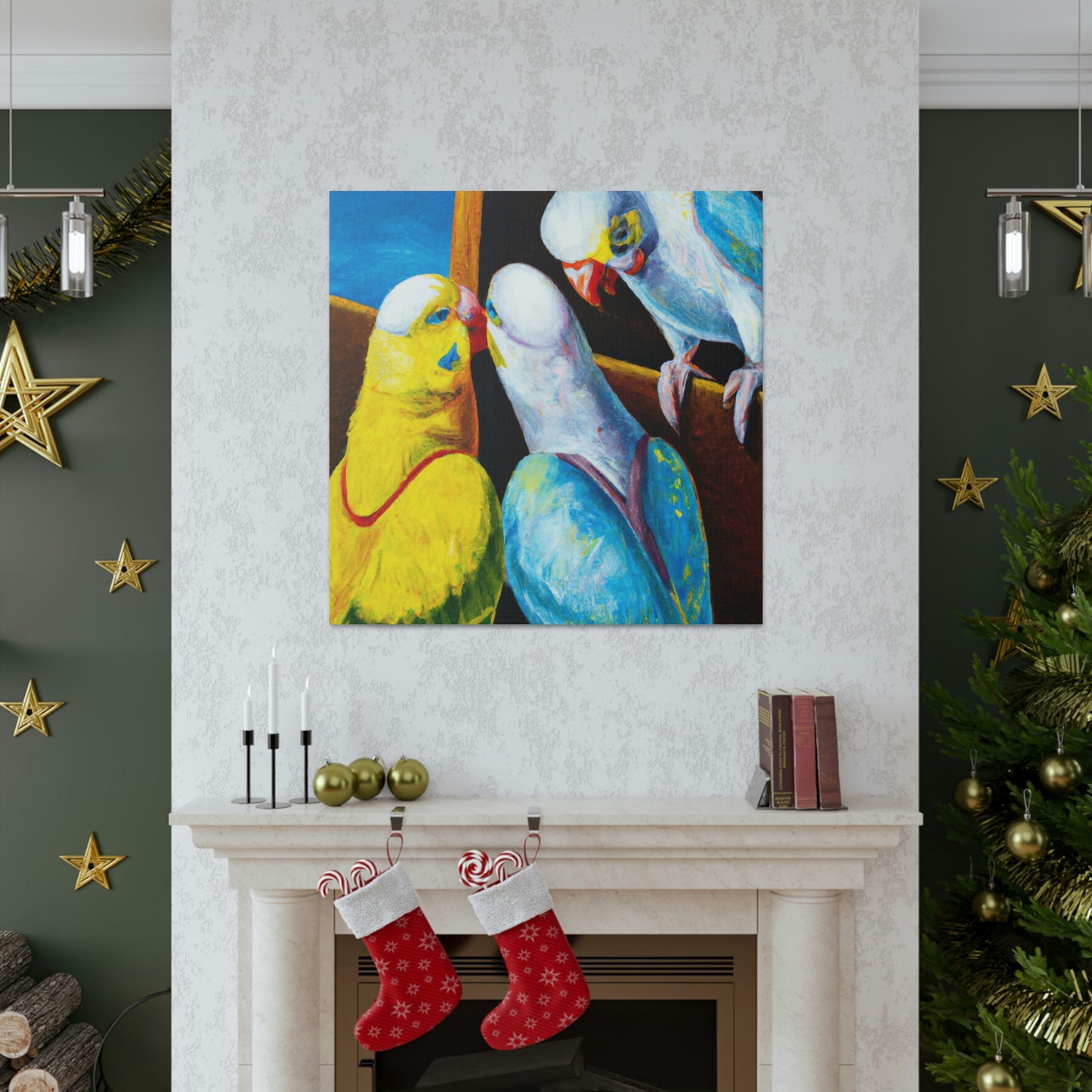 Parakeet Dreamscape - Canvas