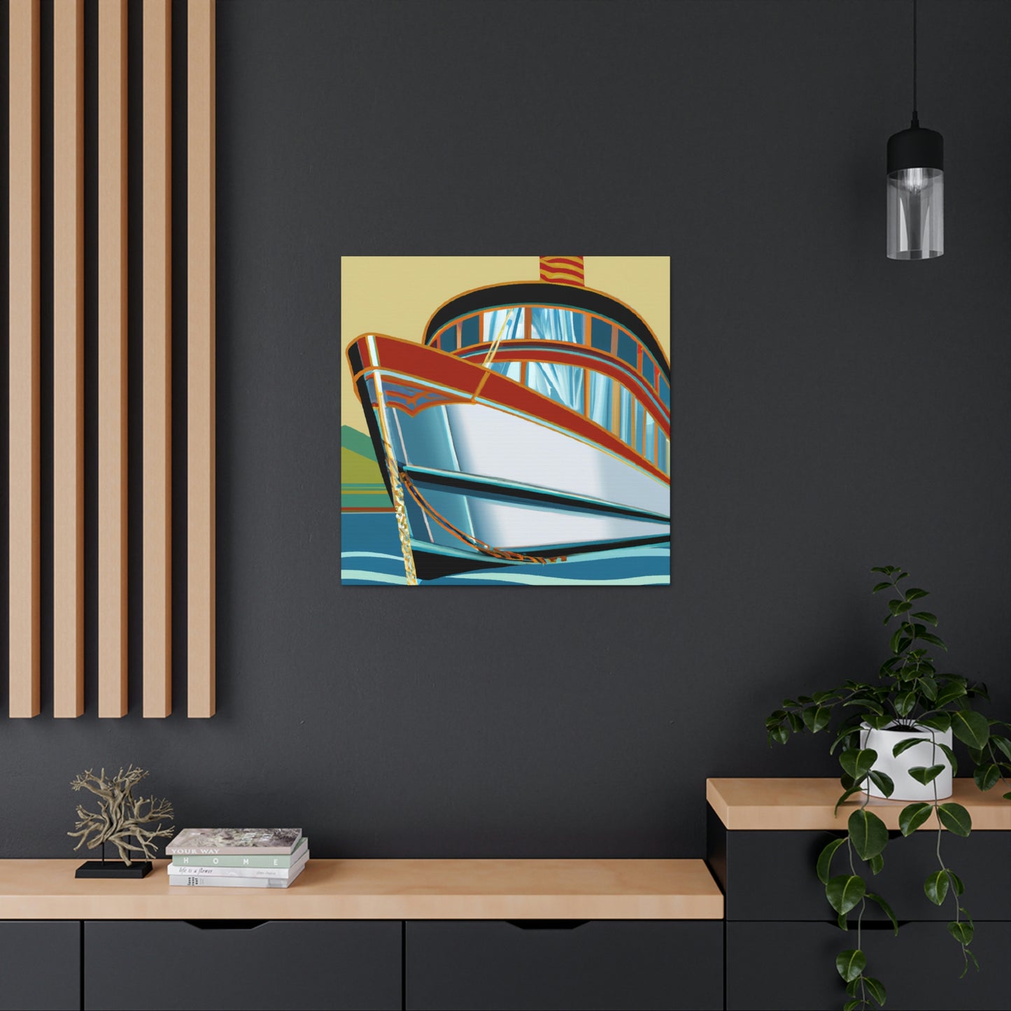 "Boats on the Horizon" - Canvas