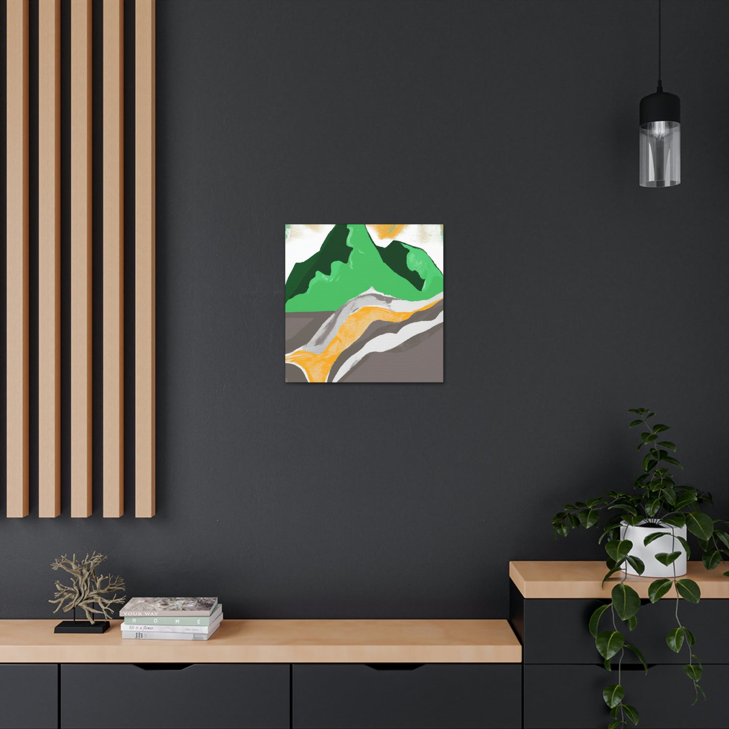 Mountain Majesty Ablaze - Canvas