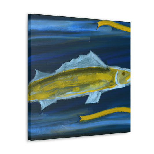 "Walleye in Monochrome" - Canvas