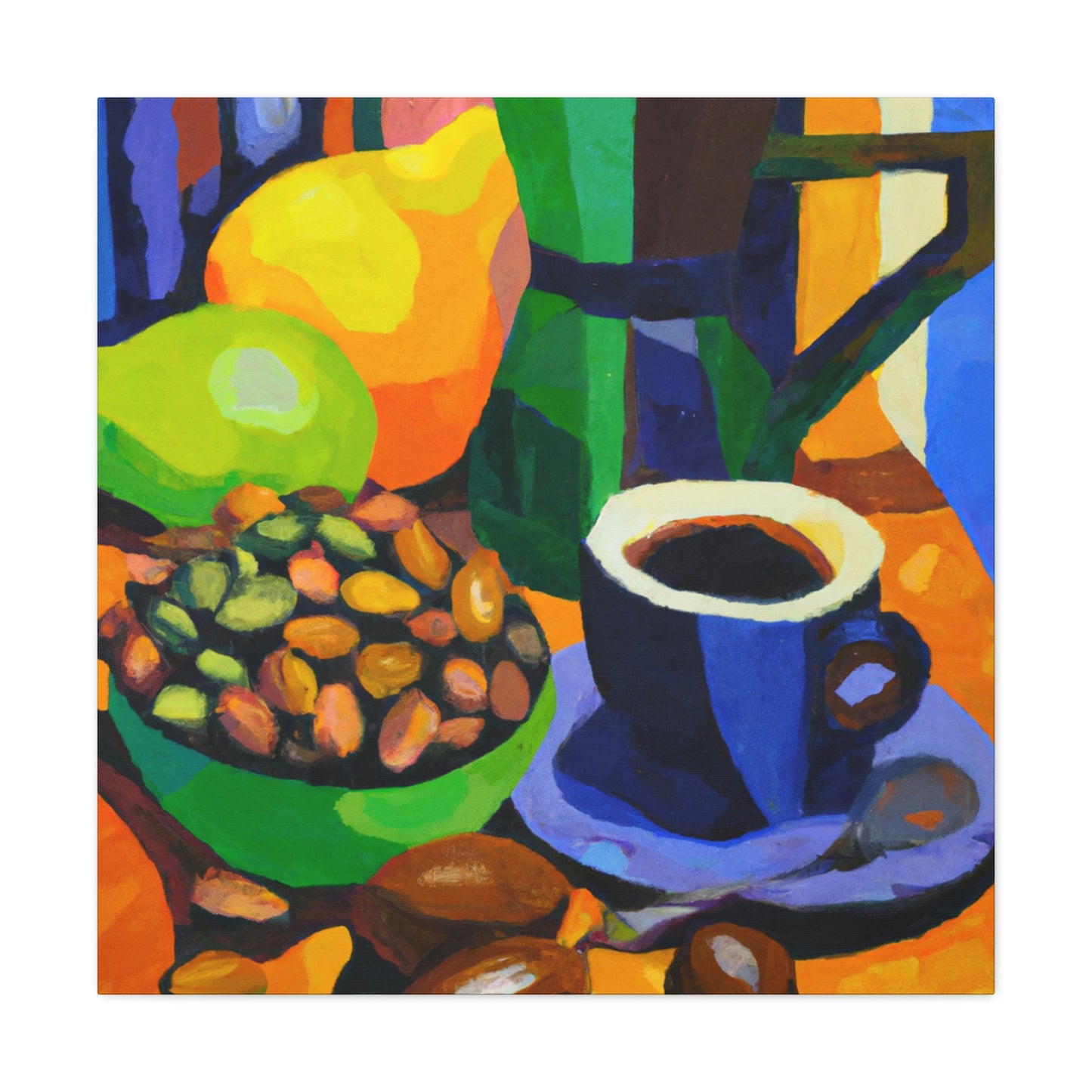 Coffee in Fauvism - Canvas