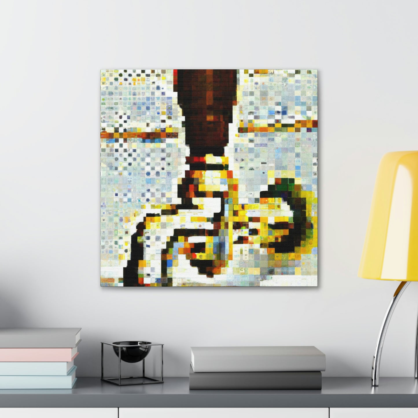 "Bar Tap Pointillism" - Canvas